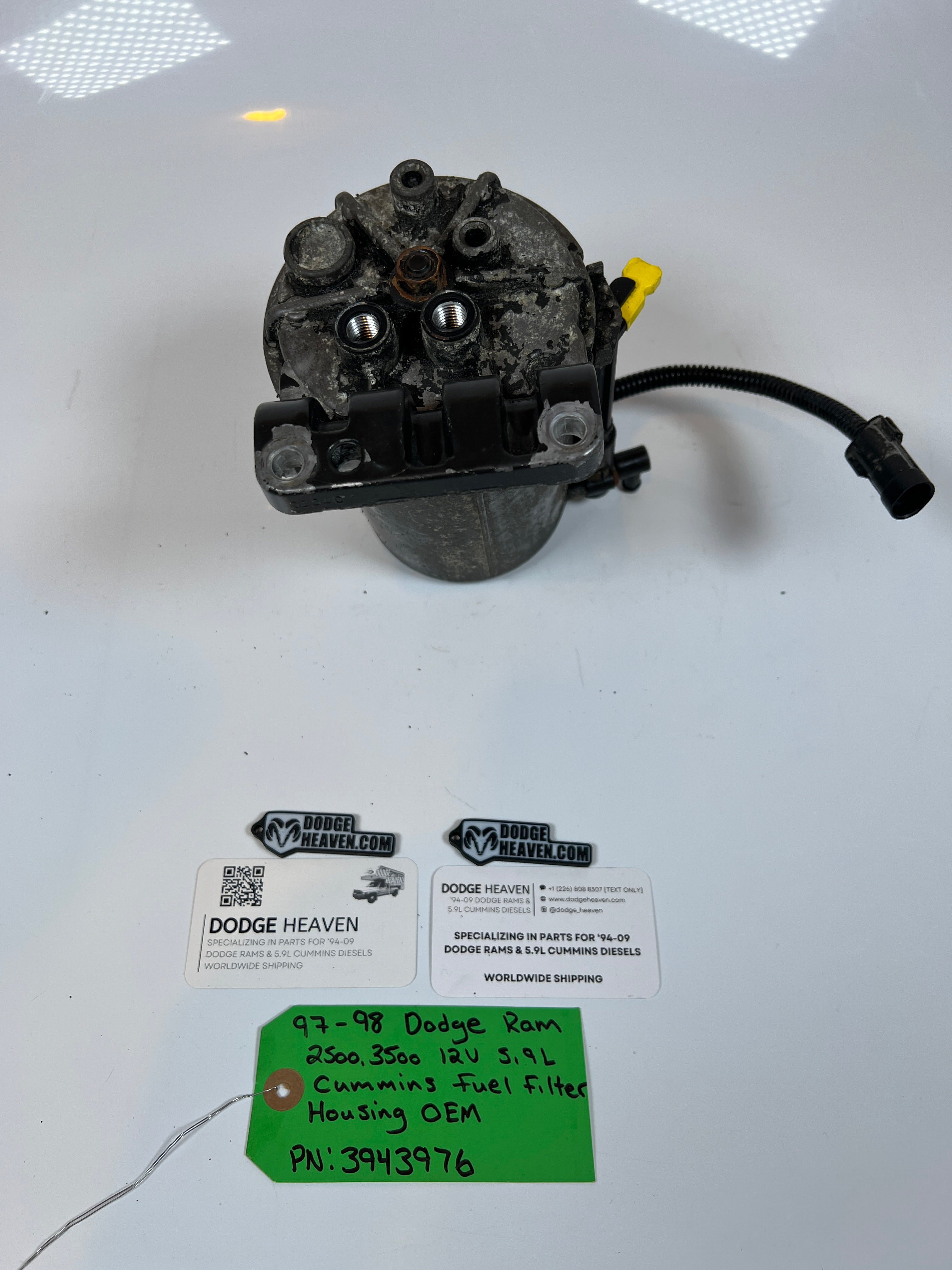 1997-1998 Dodge Ram 2500 3500 12V 5.9L Cummins Fuel Filter Housing