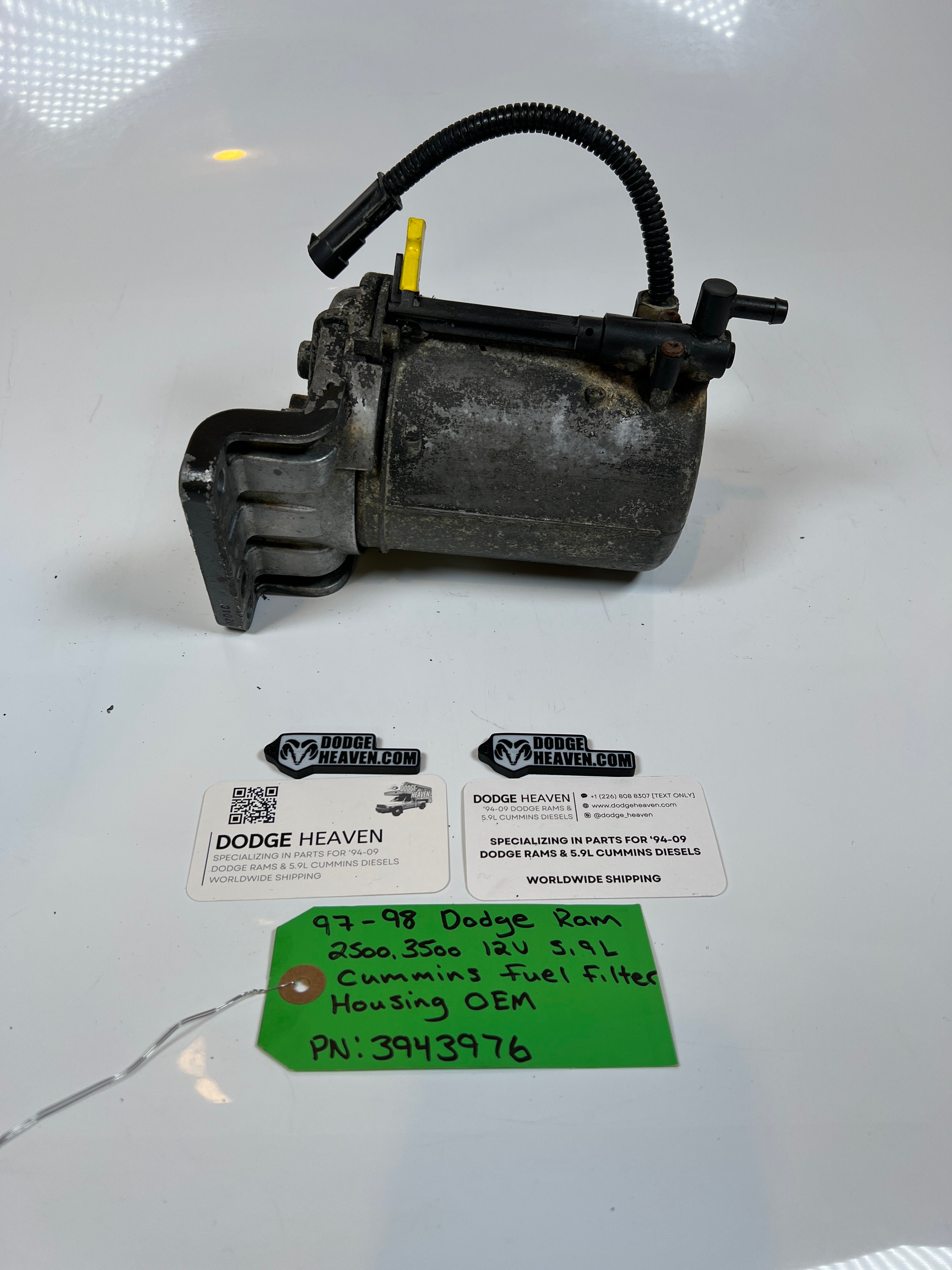 1997-1998 Dodge Ram 2500 3500 12V 5.9L Cummins Fuel Filter Housing