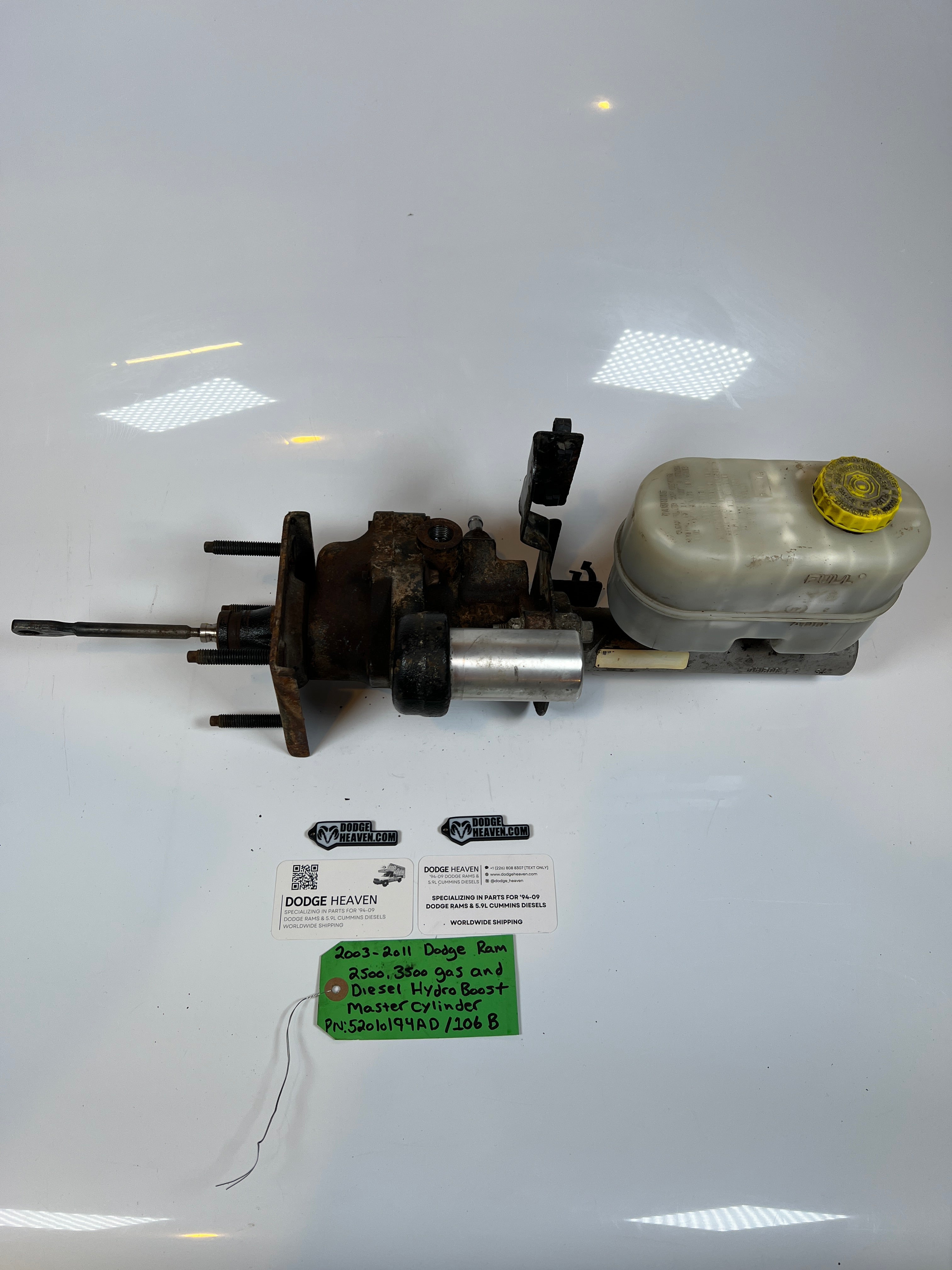 2003-2011 Dodge Ram 2500 3500 Hydro Boost & Master Cylinder