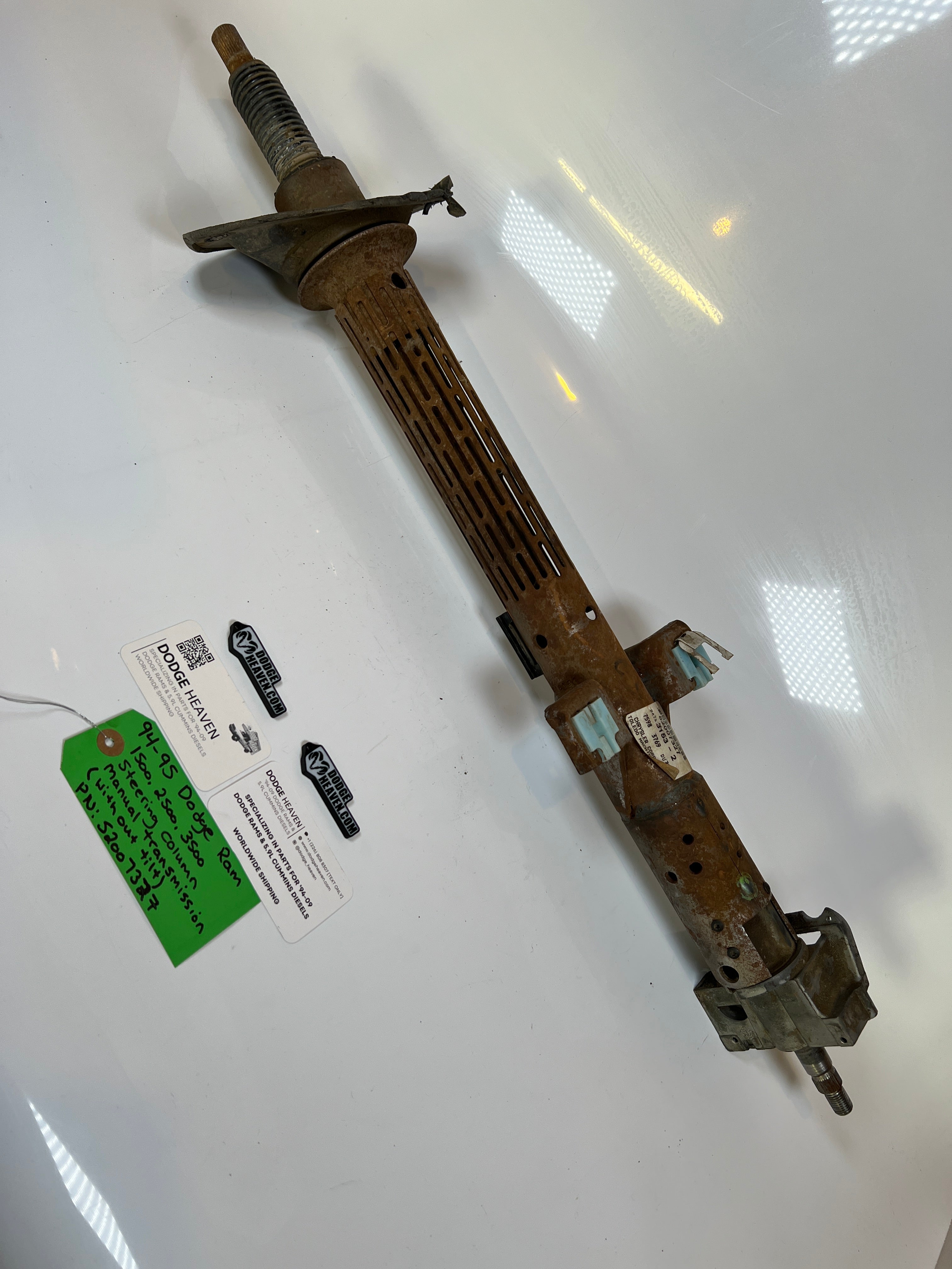 1994-1995 Dodge Ram Steering Column Manual Trans W/O Tilt 1500-3500