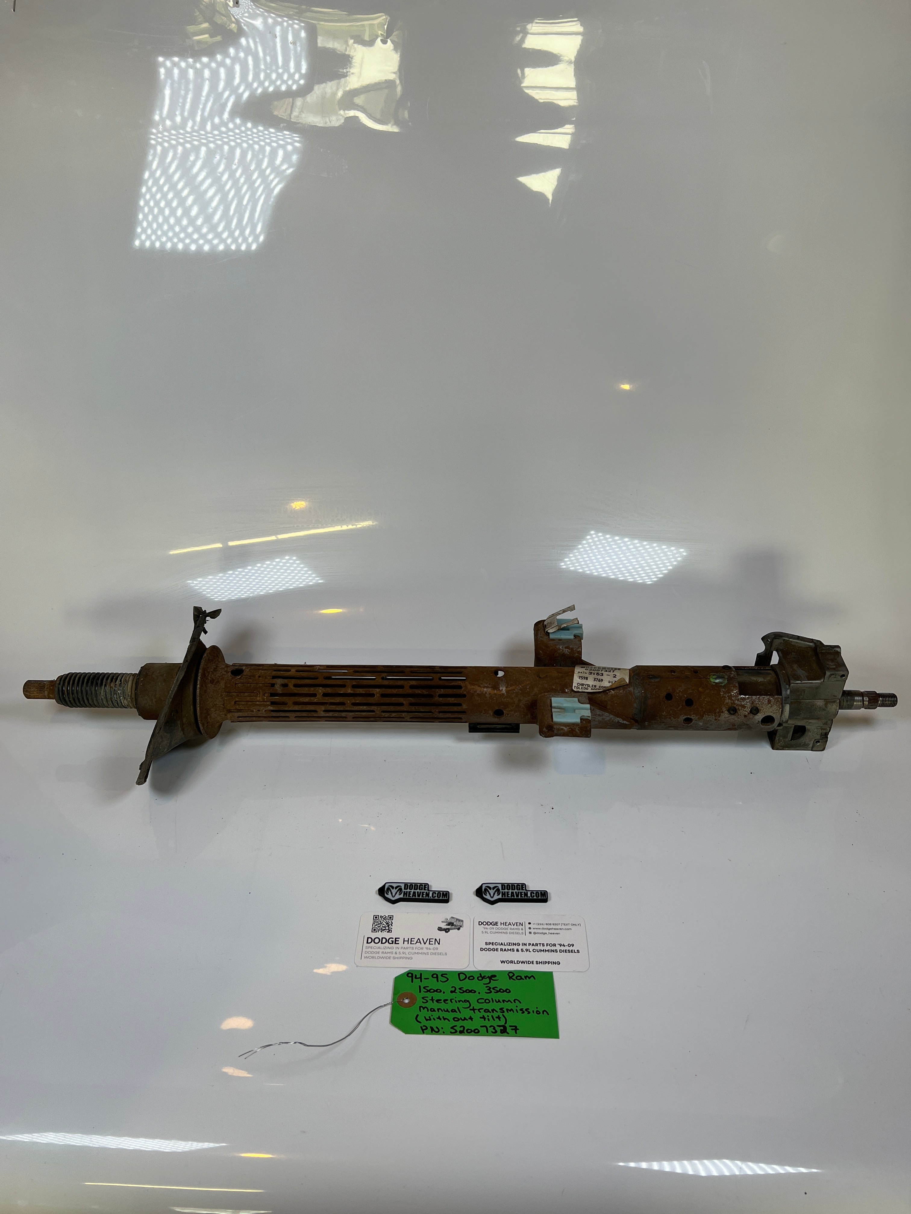 1994-1995 Dodge Ram Steering Column Manual Trans W/O Tilt 1500-3500