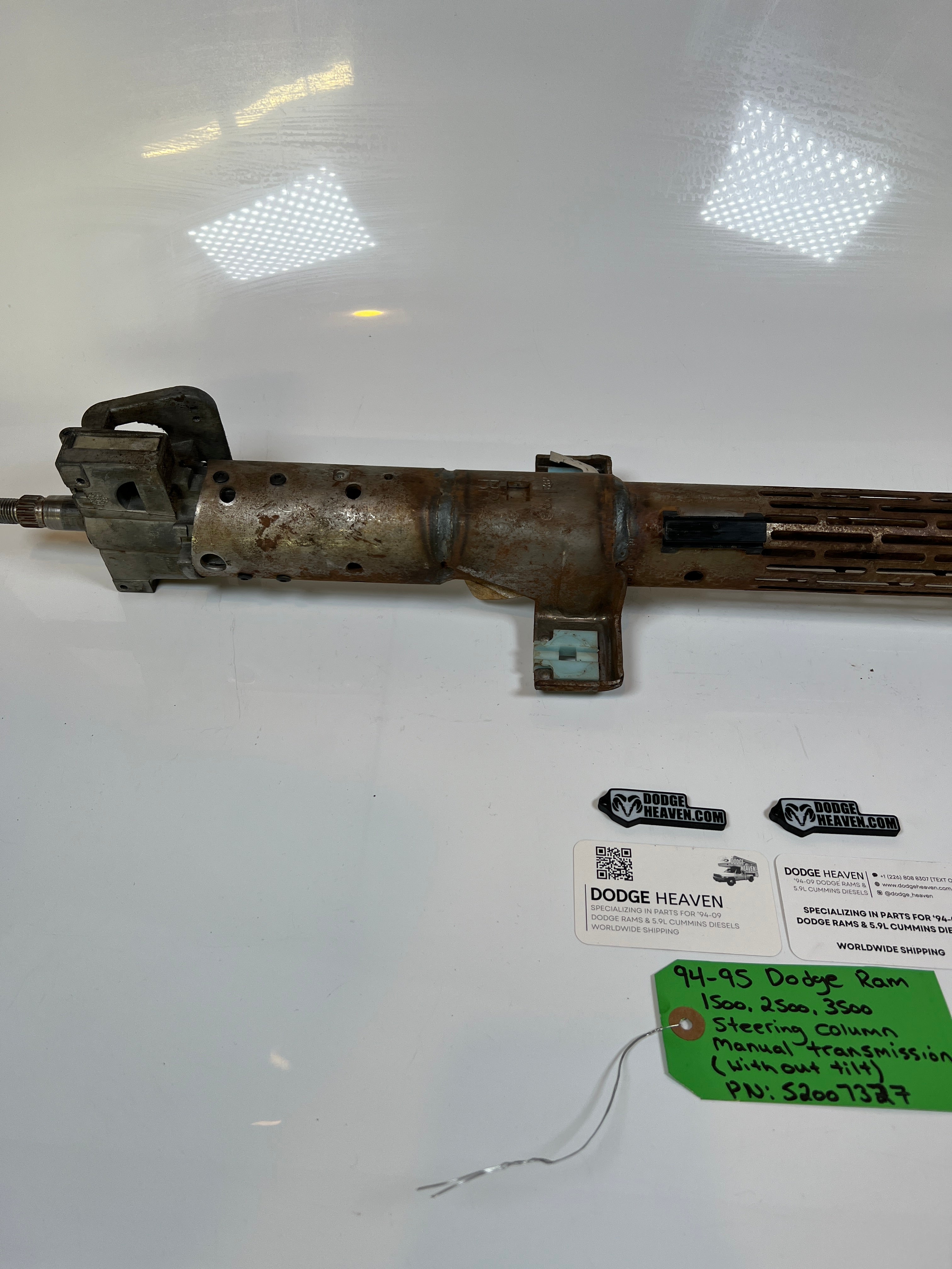 1994-1995 Dodge Ram Steering Column Manual Trans W/O Tilt 1500-3500