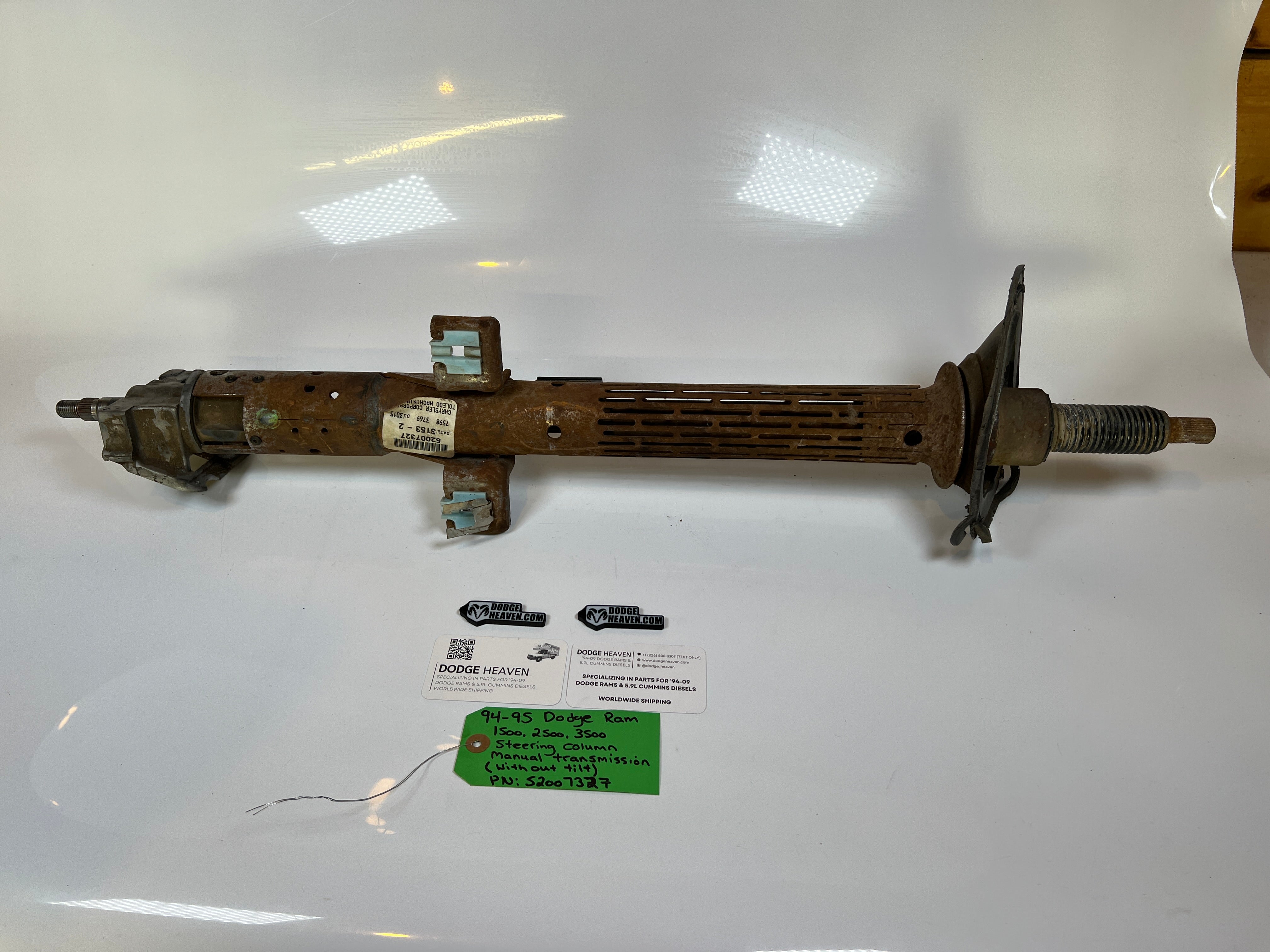 1994-1995 Dodge Ram Steering Column Manual Trans W/O Tilt 1500-3500