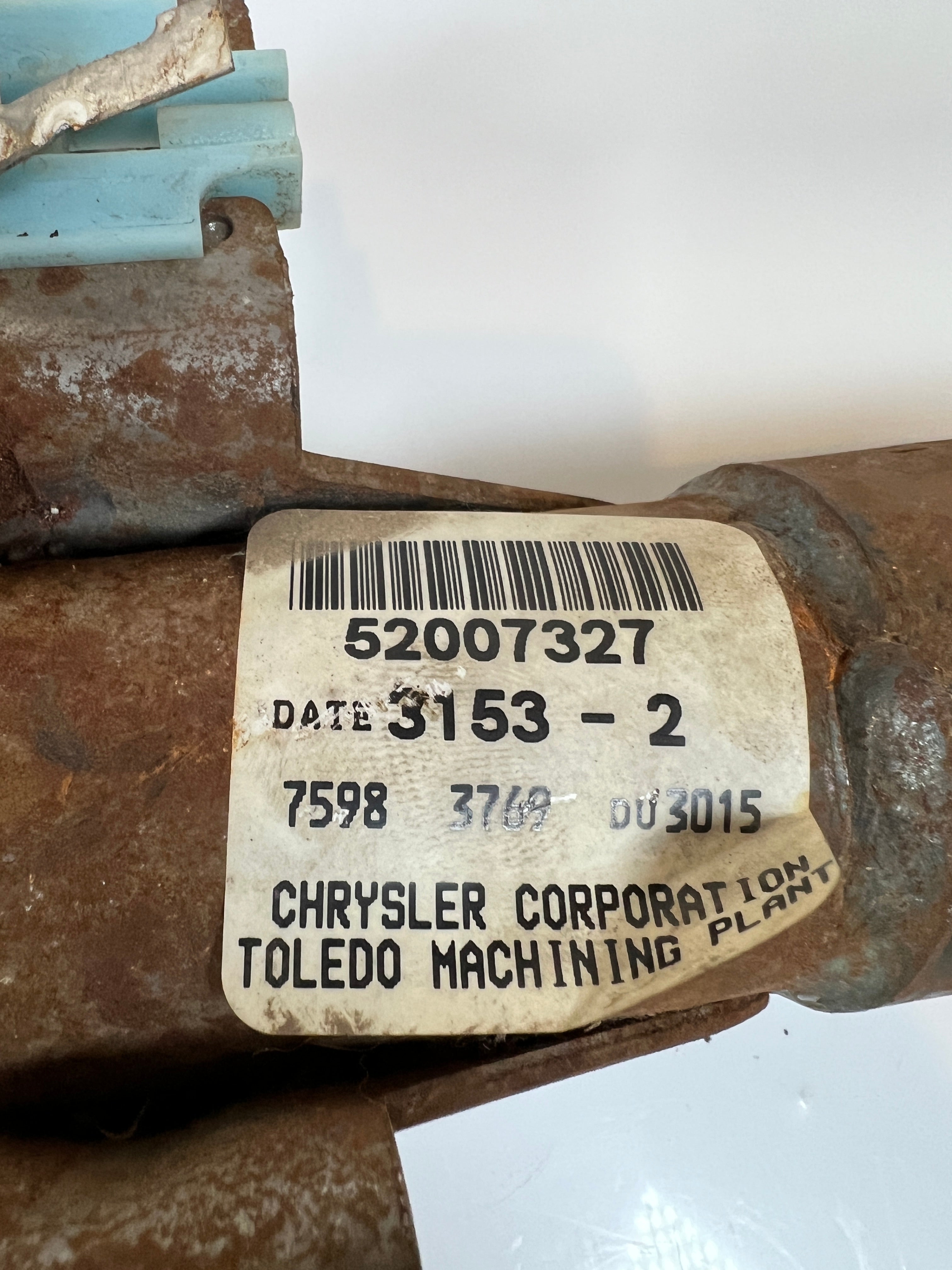 1994-1995 Dodge Ram Steering Column Manual Trans W/O Tilt 1500-3500