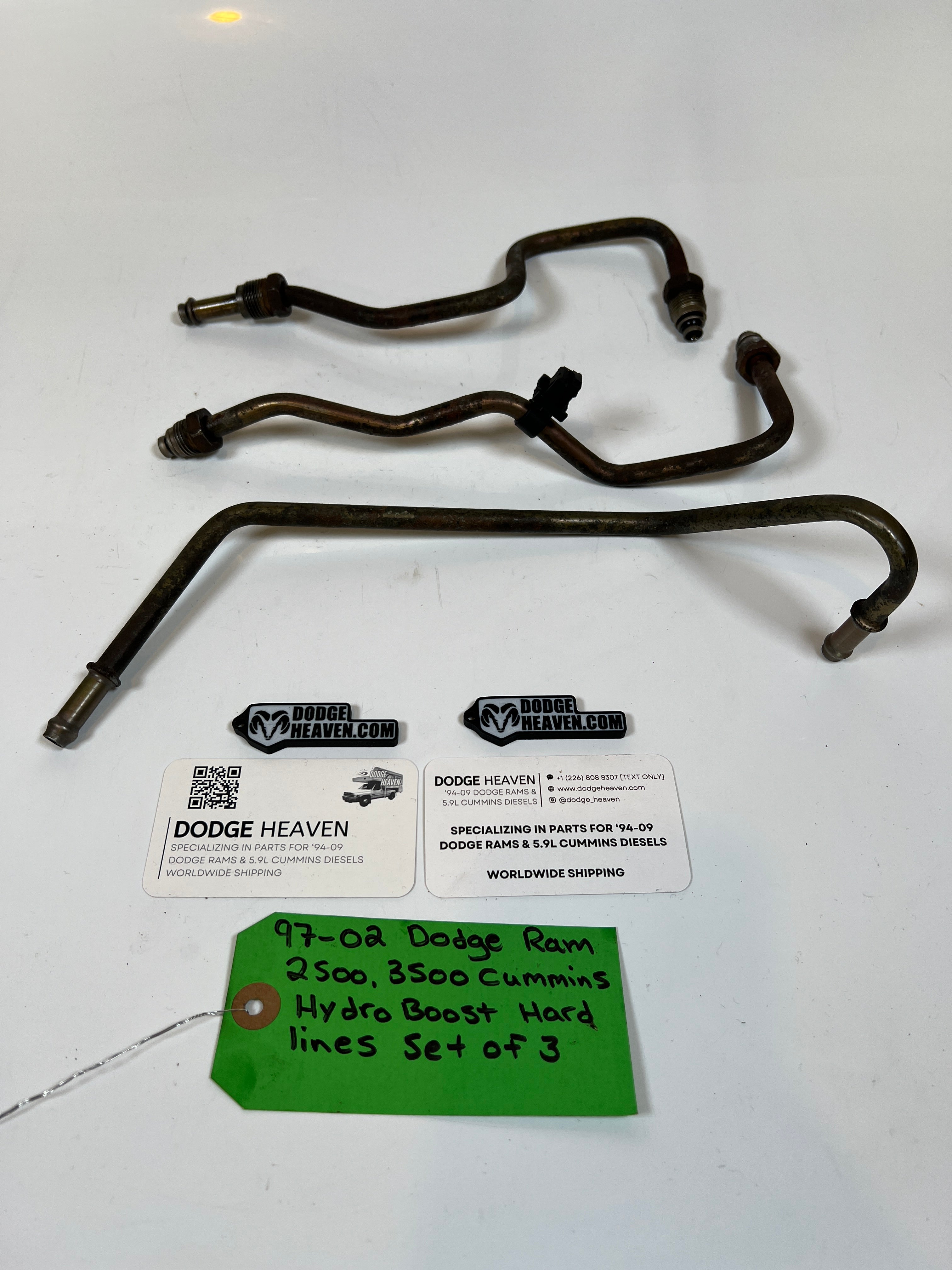 1997-2002 Dodge Ram 2500 3500 5.9L Cummins Hydro Boost Metal lines set of 3