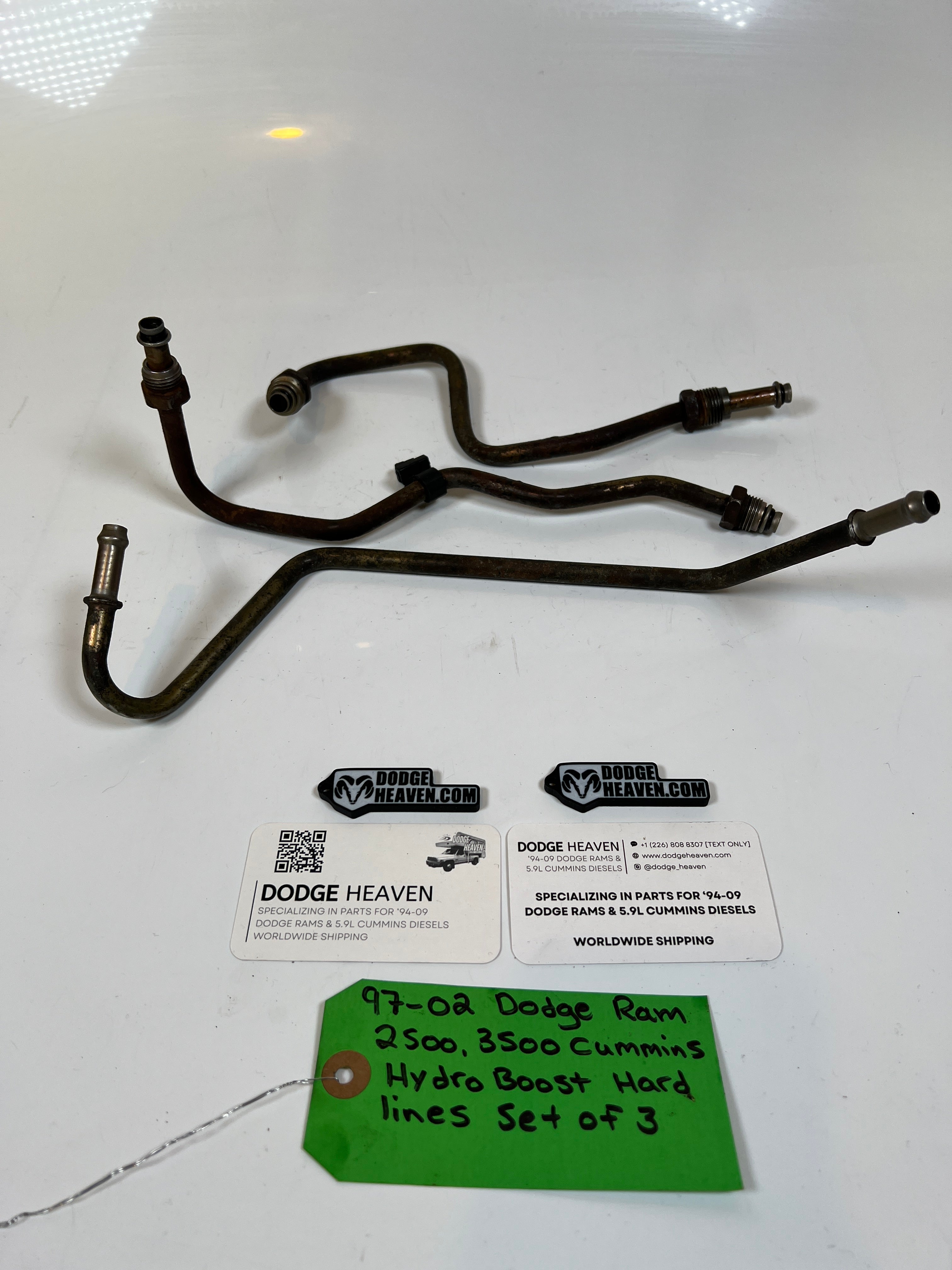 1997-2002 Dodge Ram 2500 3500 5.9L Cummins Hydro Boost Metal lines set of 3