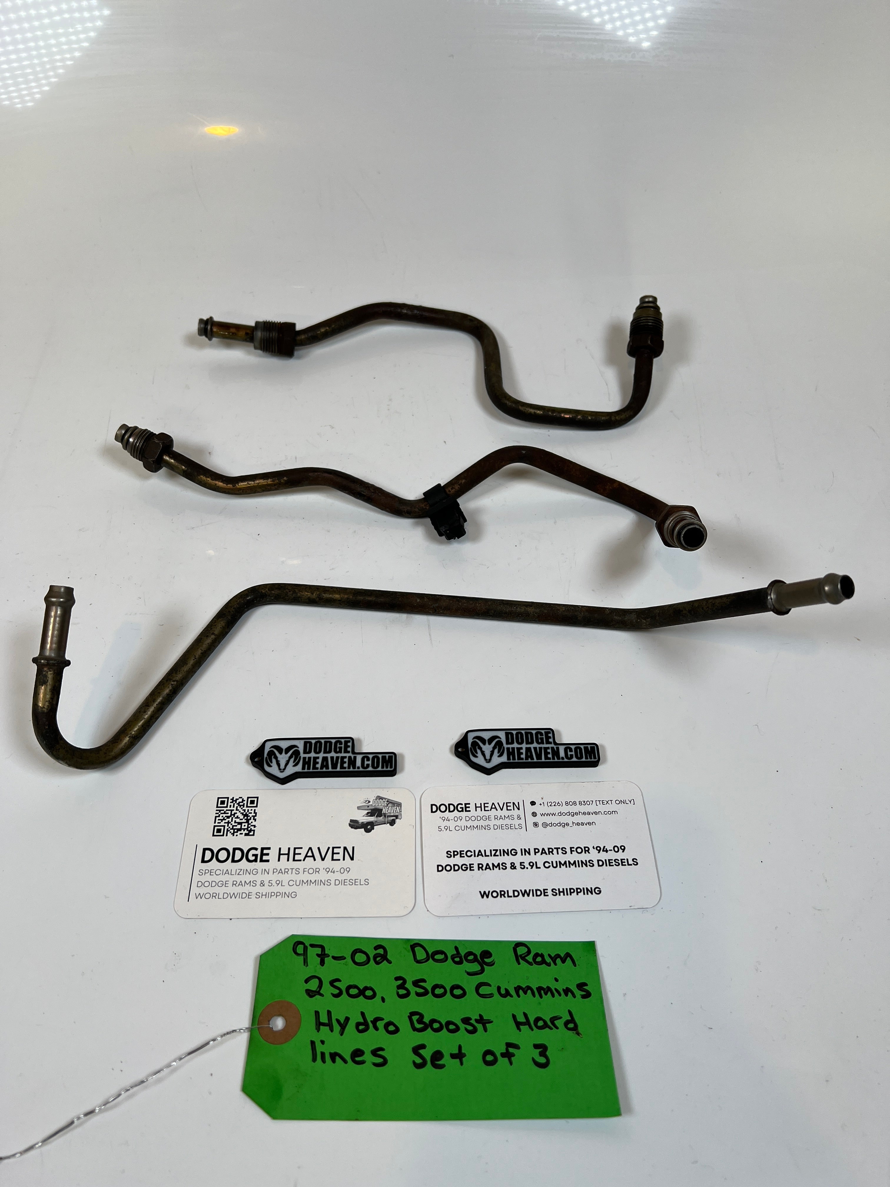 1997-2002 Dodge Ram 2500 3500 5.9L Cummins Hydro Boost Metal lines set of 3
