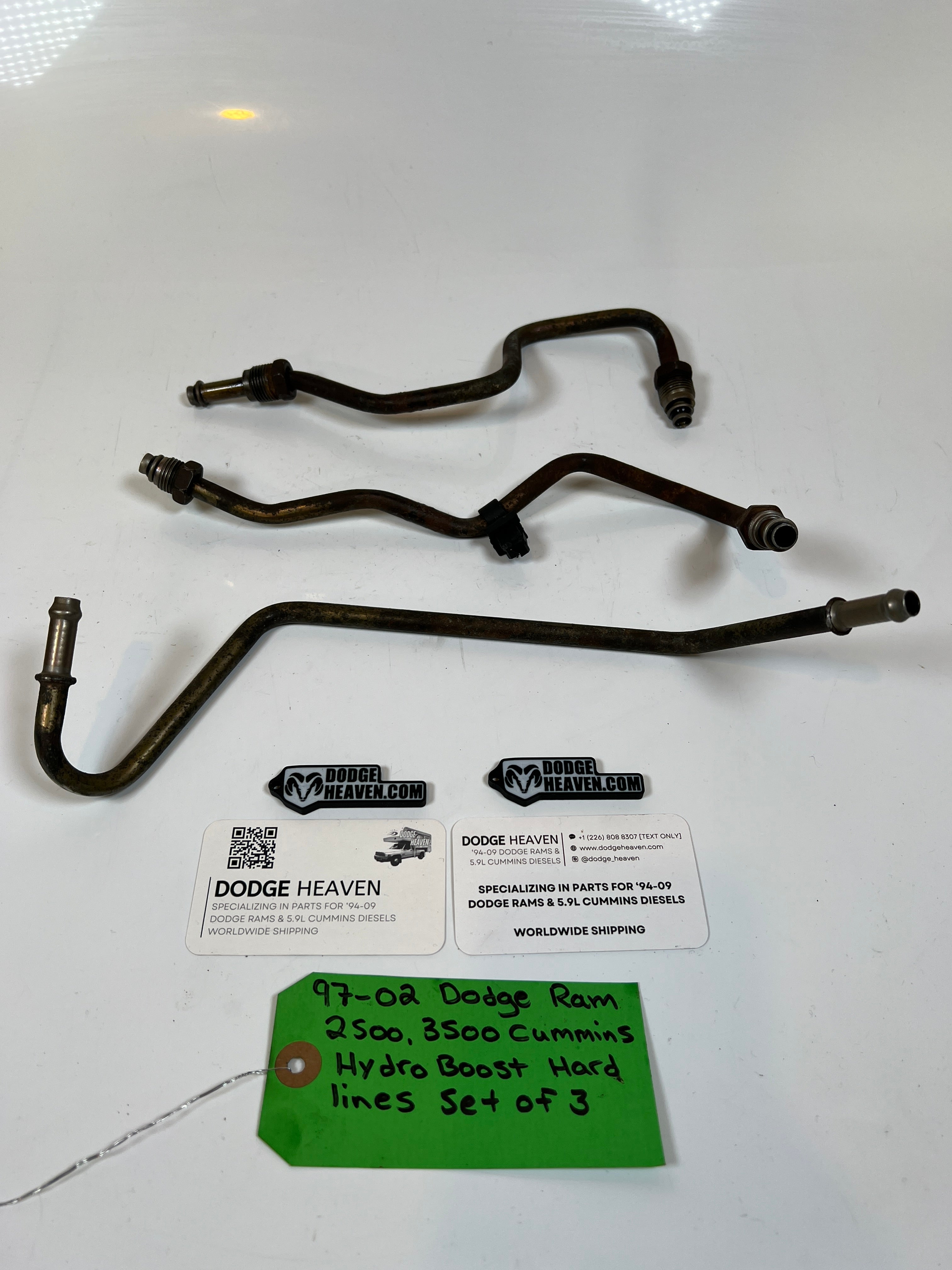 1997-2002 Dodge Ram 2500 3500 5.9L Cummins Hydro Boost Metal lines set of 3