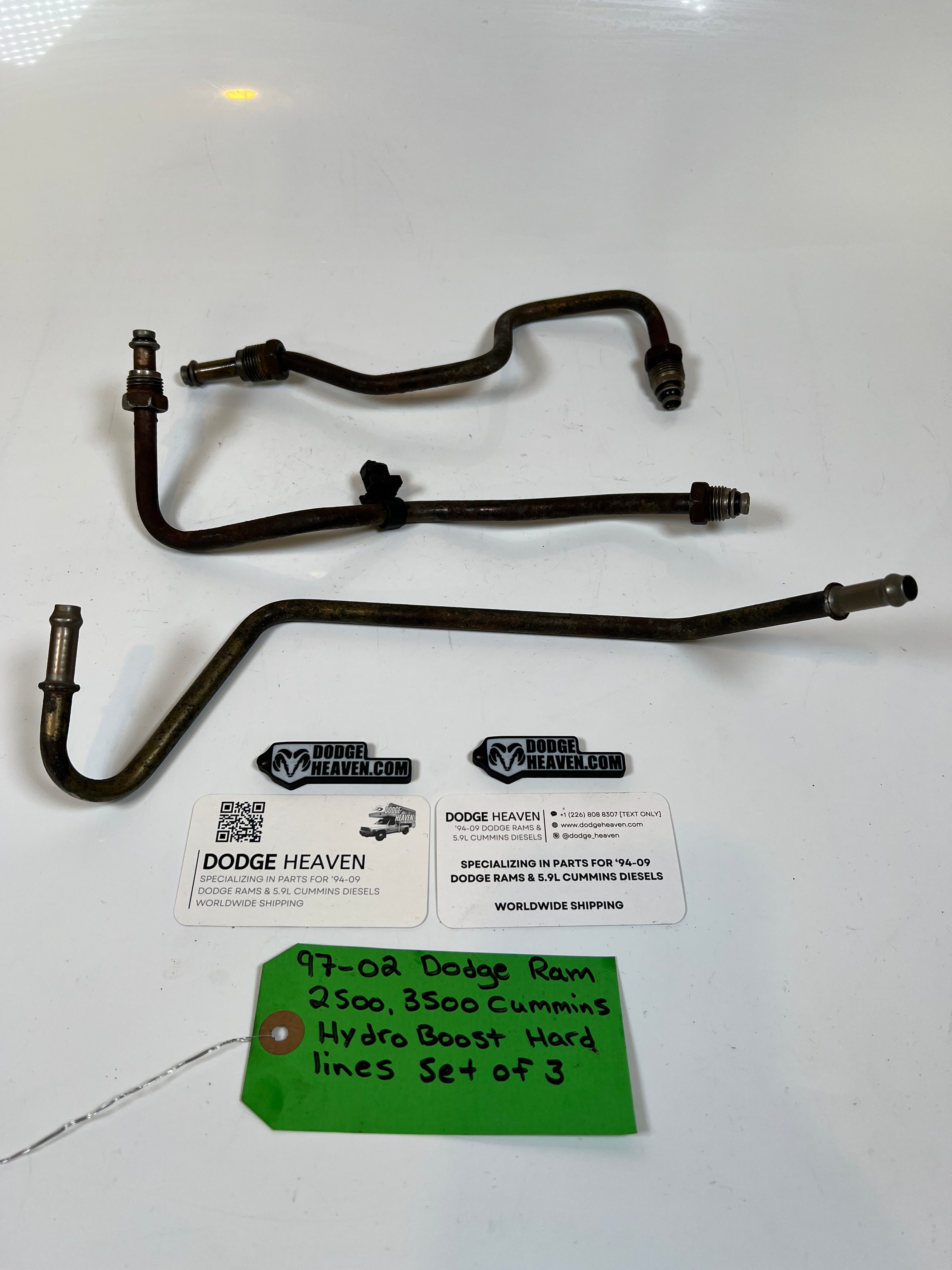 1997-2002 Dodge Ram 2500 3500 5.9L Cummins Hydro Boost Metal lines set of 3