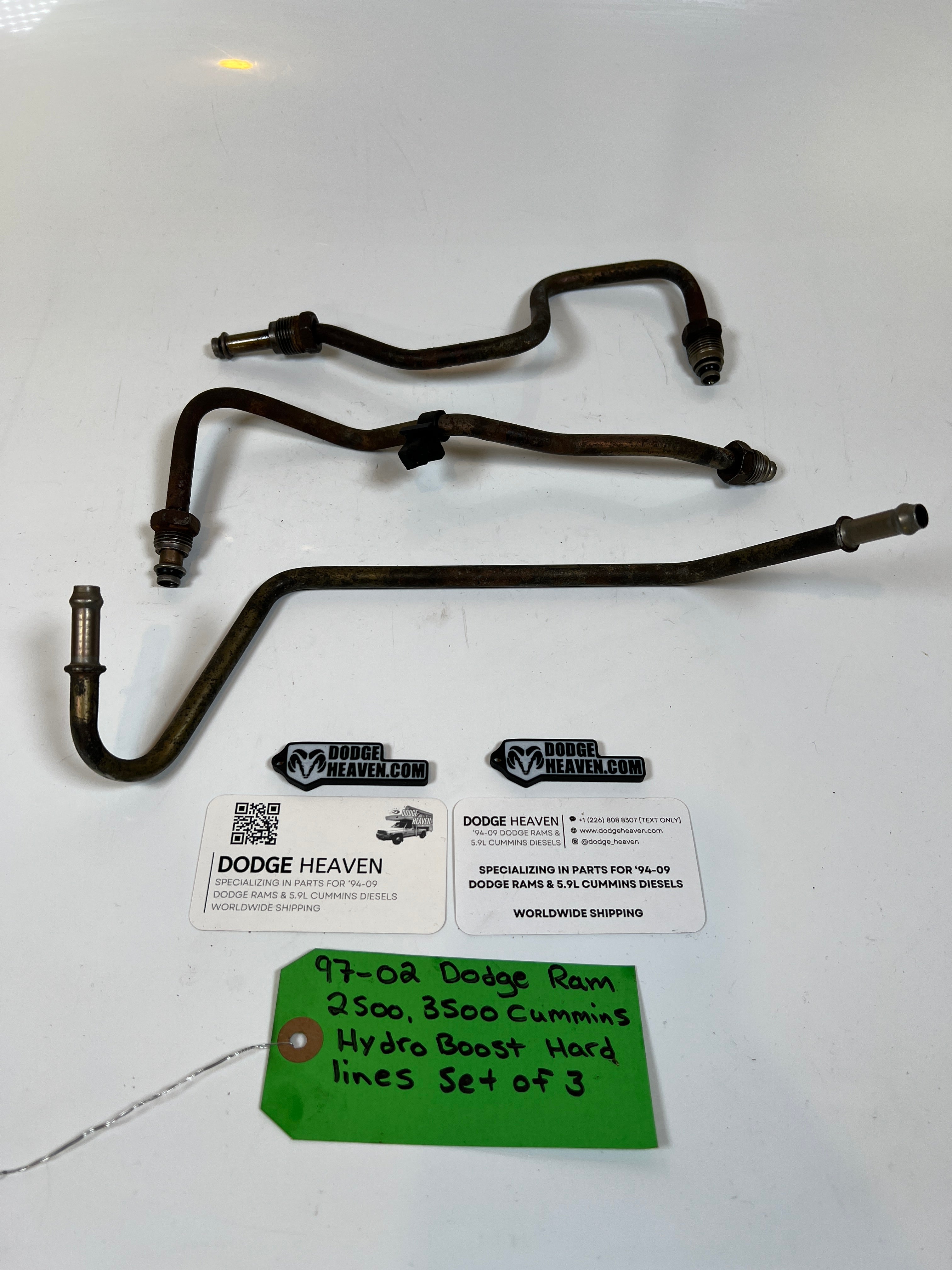 1997-2002 Dodge Ram 2500 3500 5.9L Cummins Hydro Boost Metal lines set of 3
