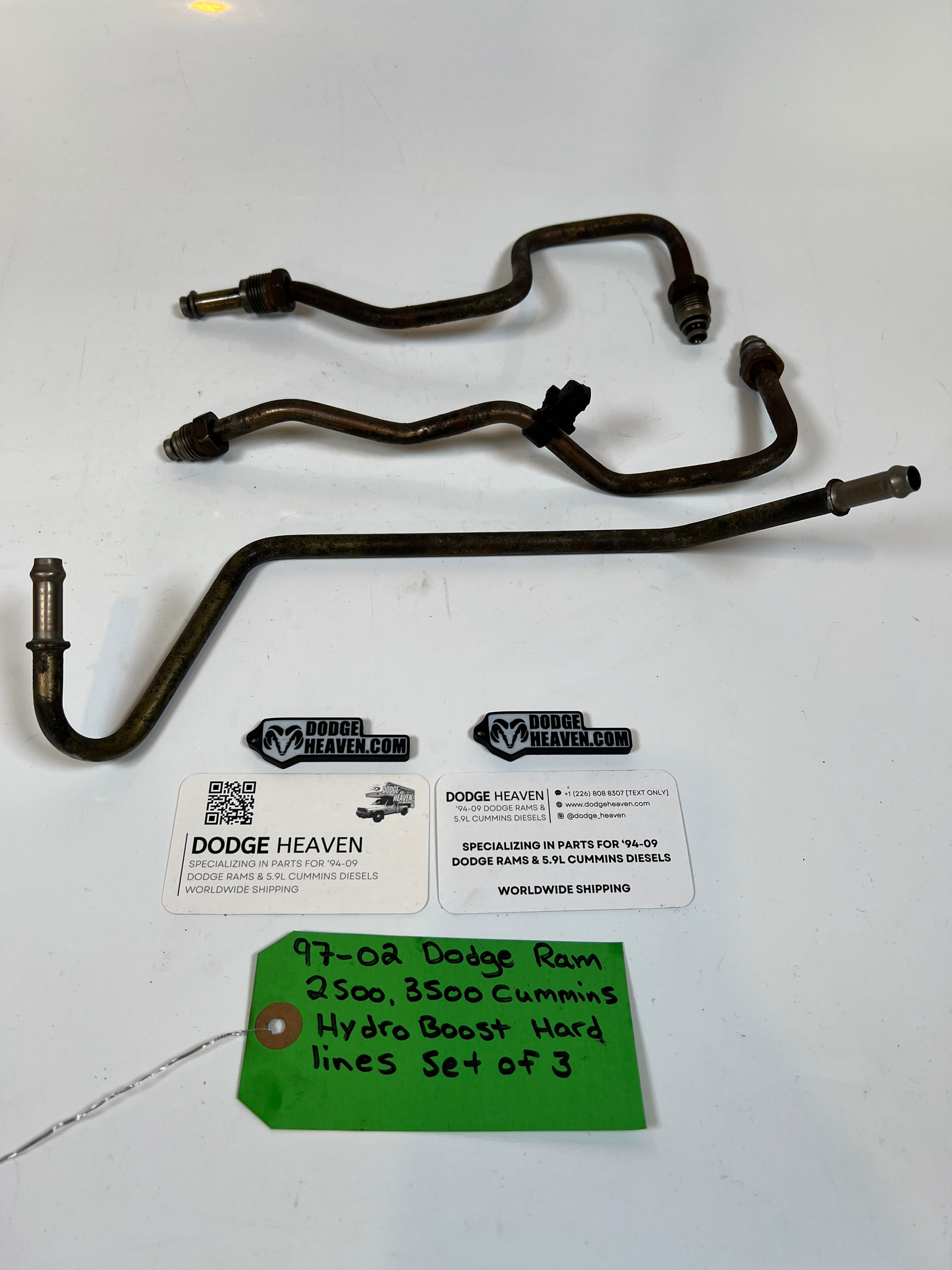 1997-2002 Dodge Ram 2500 3500 5.9L Cummins Hydro Boost Metal lines set of 3