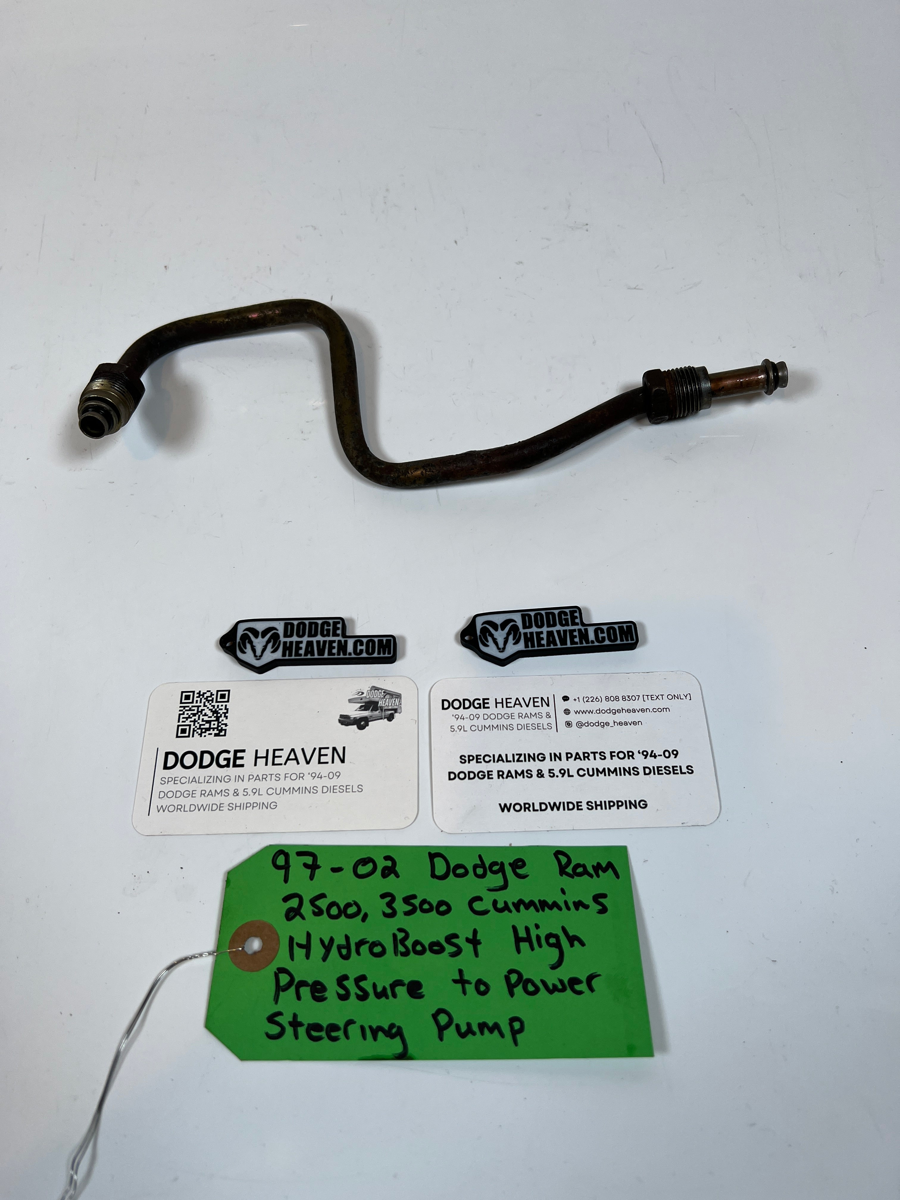 1997-2002 Dodge Ram 5.9L Cummins Hydro Boost To Power Steering Pump Hard line