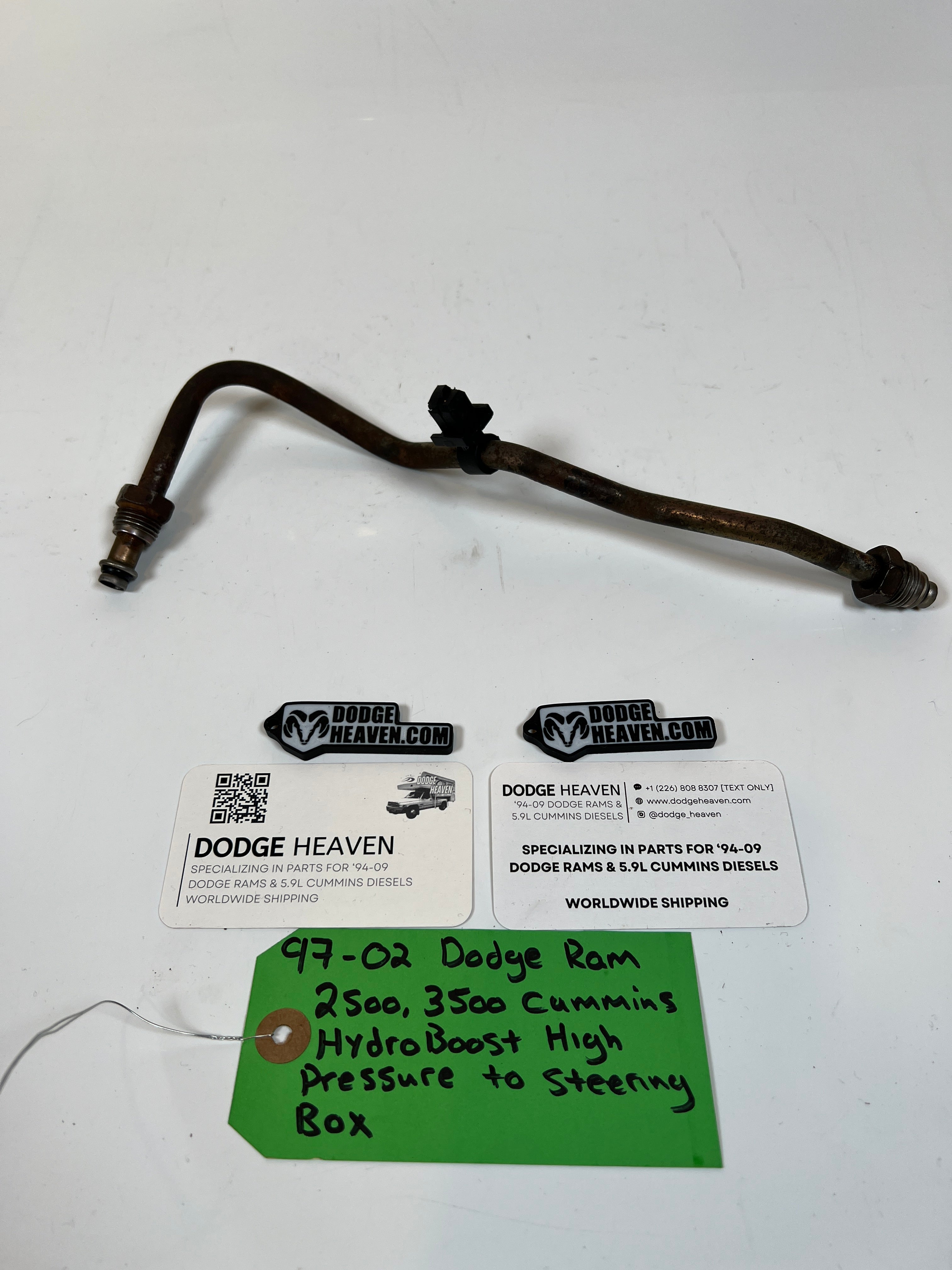 1997-2002 Dodge Ram 5.9L Cummins Hydro Boost To Steering box Hard Line