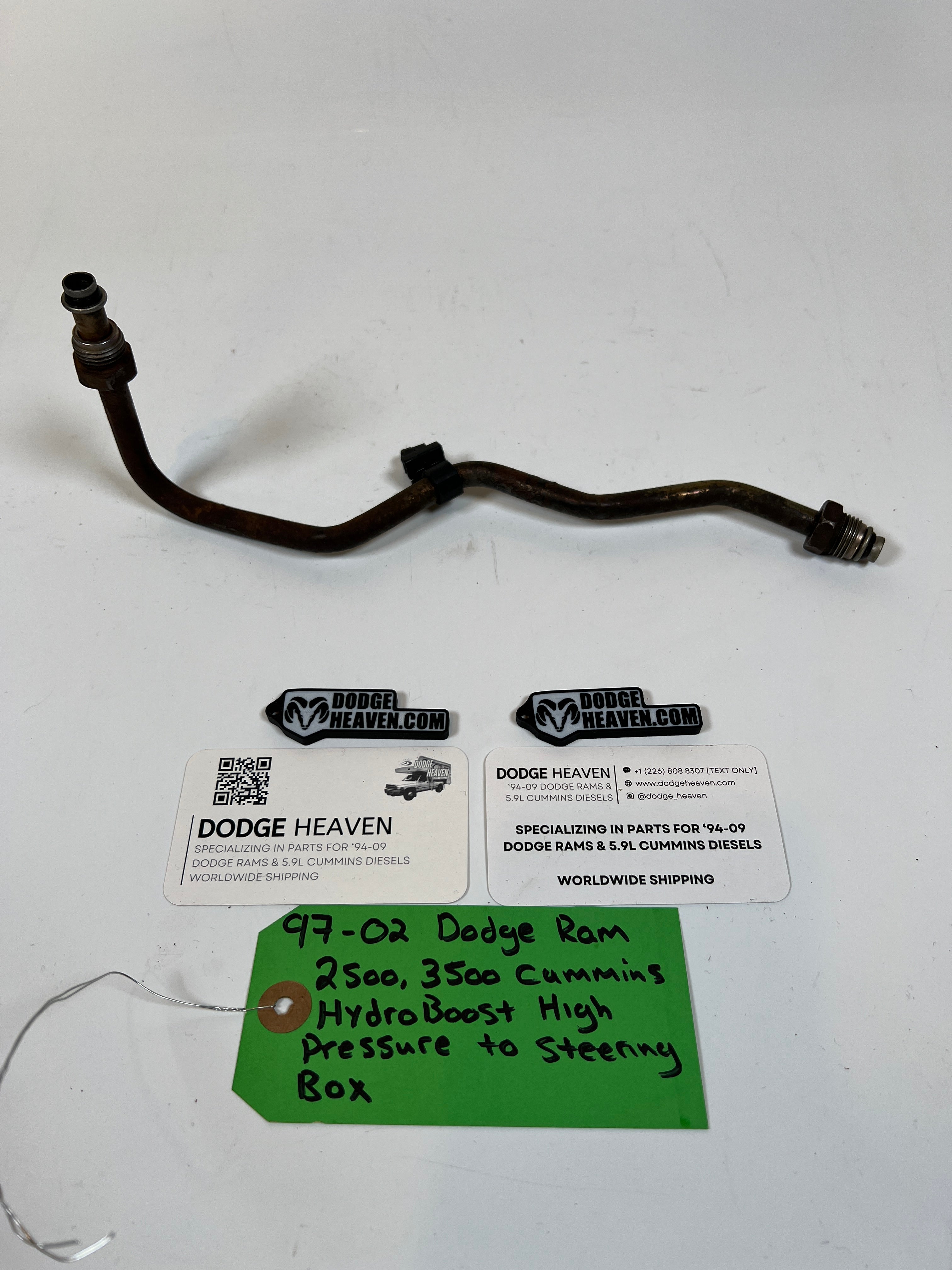 1997-2002 Dodge Ram 5.9L Cummins Hydro Boost To Steering box Hard Line