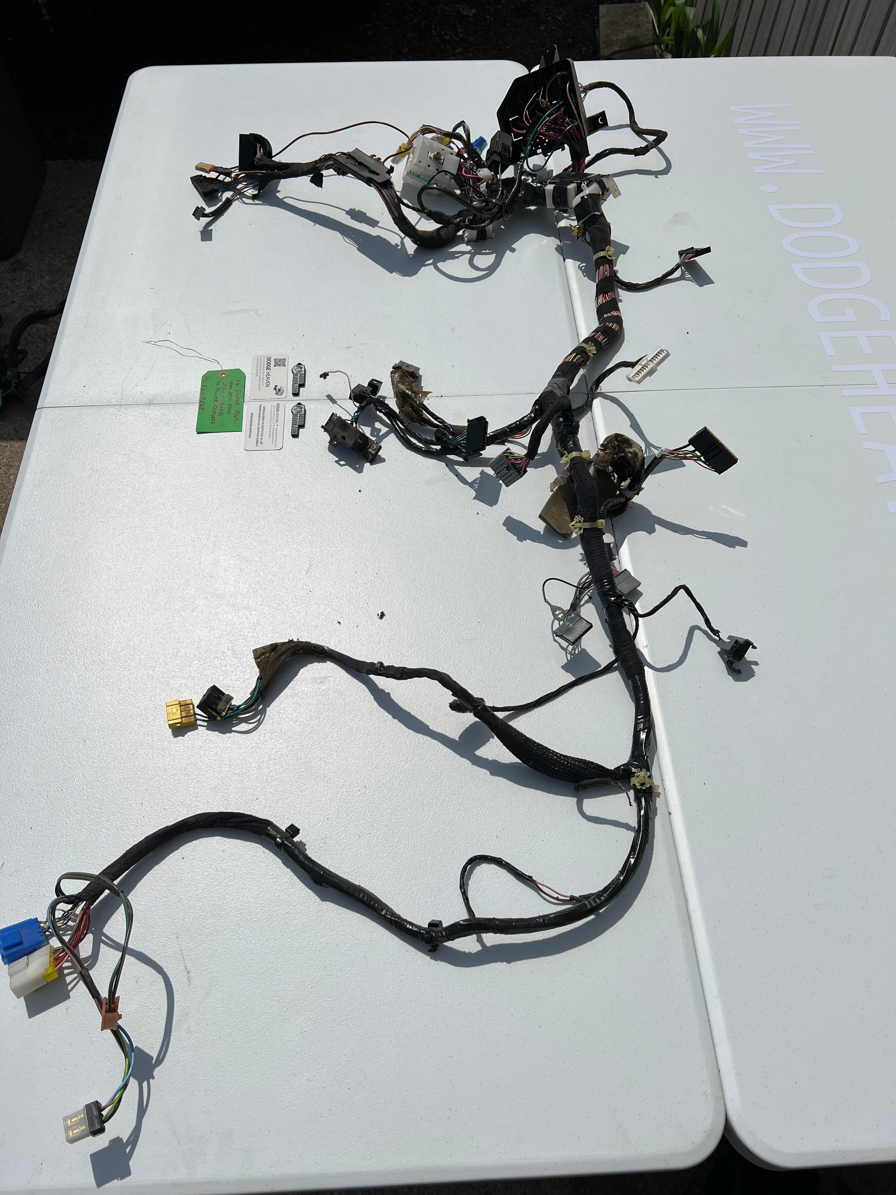 1996-1996 Dodge Ram 1500 3500 Dash Wiring Harness 1500 2500 3500