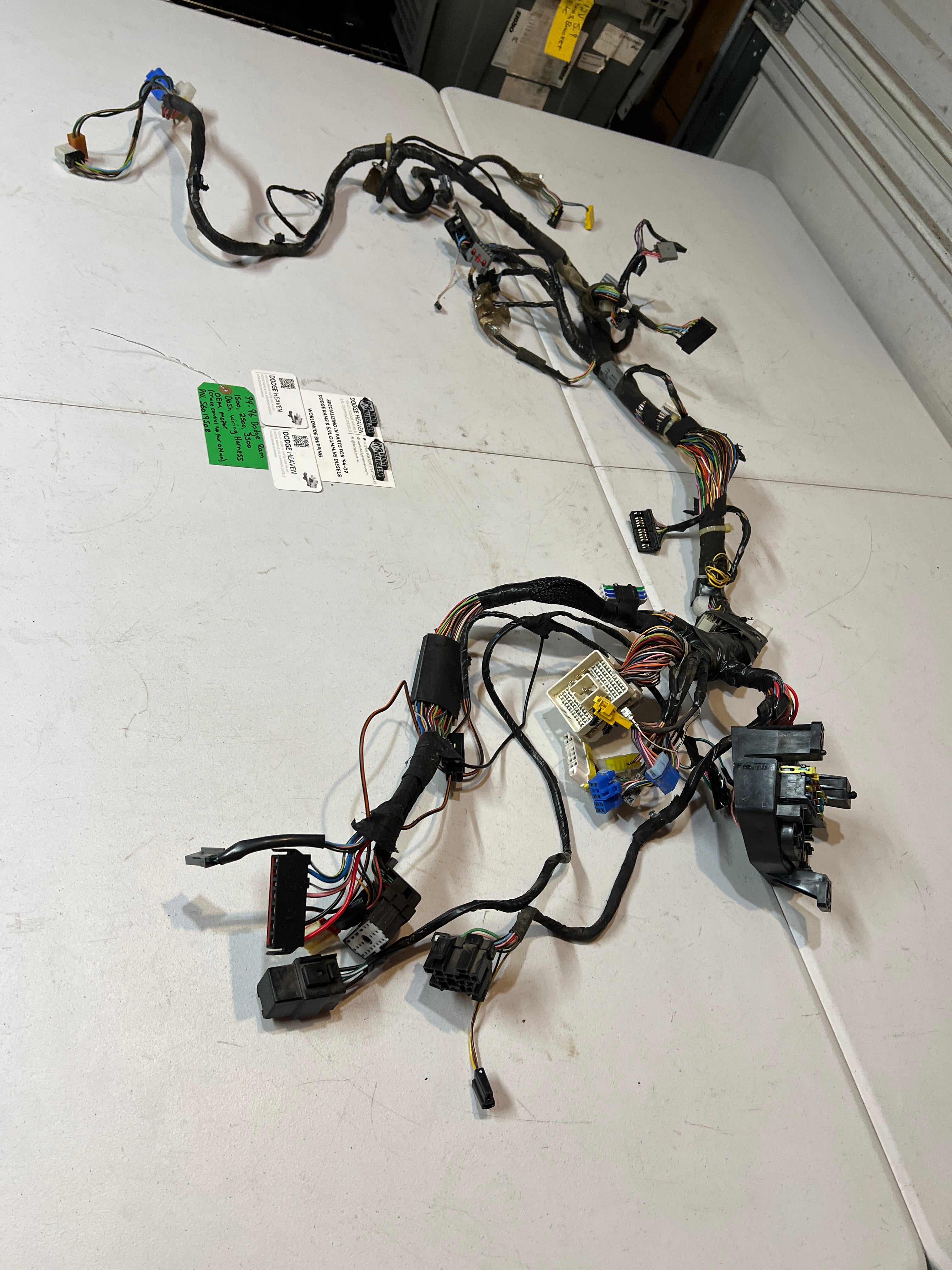 1994-1996 Dodge Ram 1500 3500 Dash Wiring Harness 1500 2500 3500