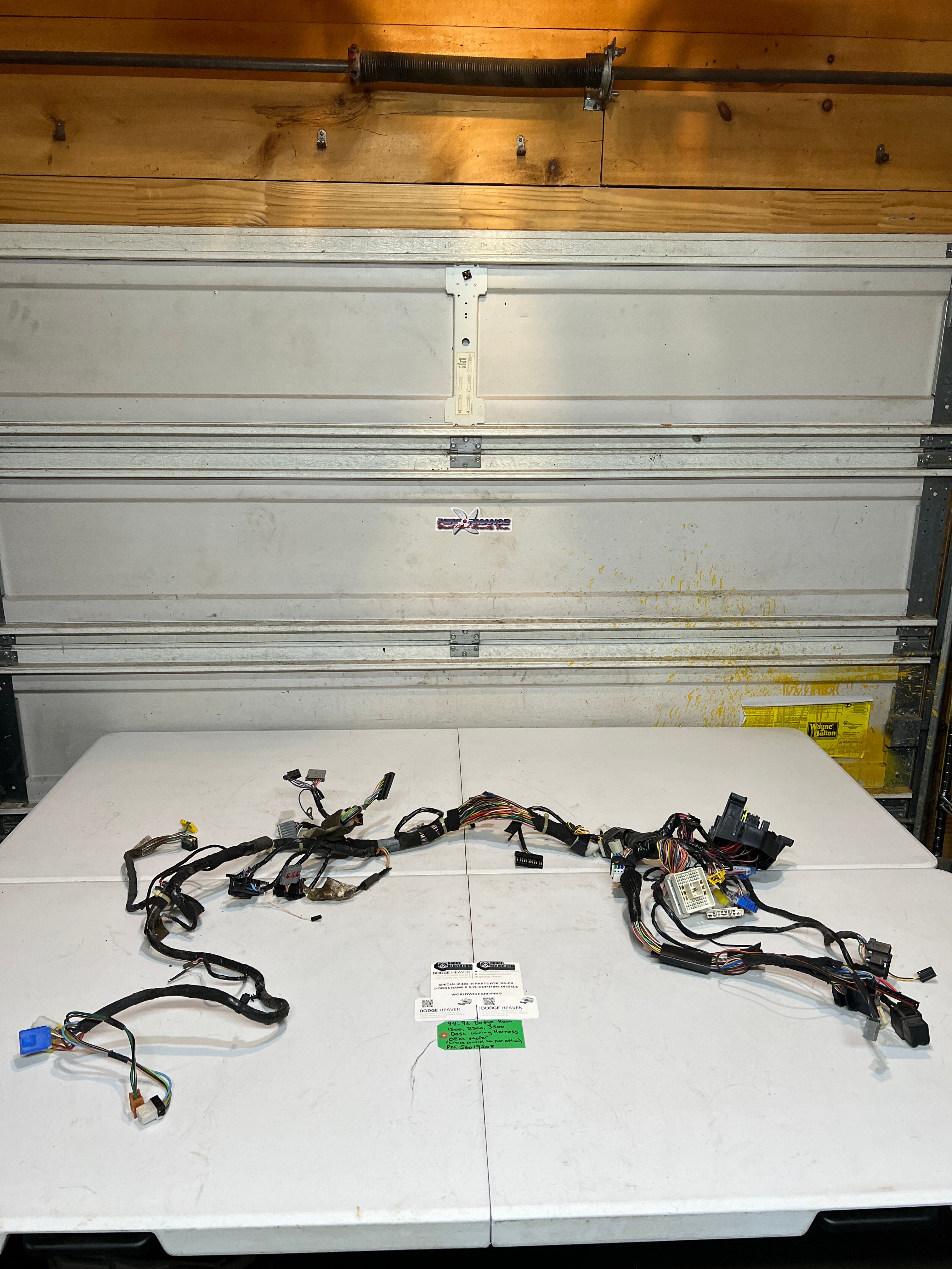 1994-1996 Dodge Ram 1500 3500 Dash Wiring Harness 1500 2500 3500