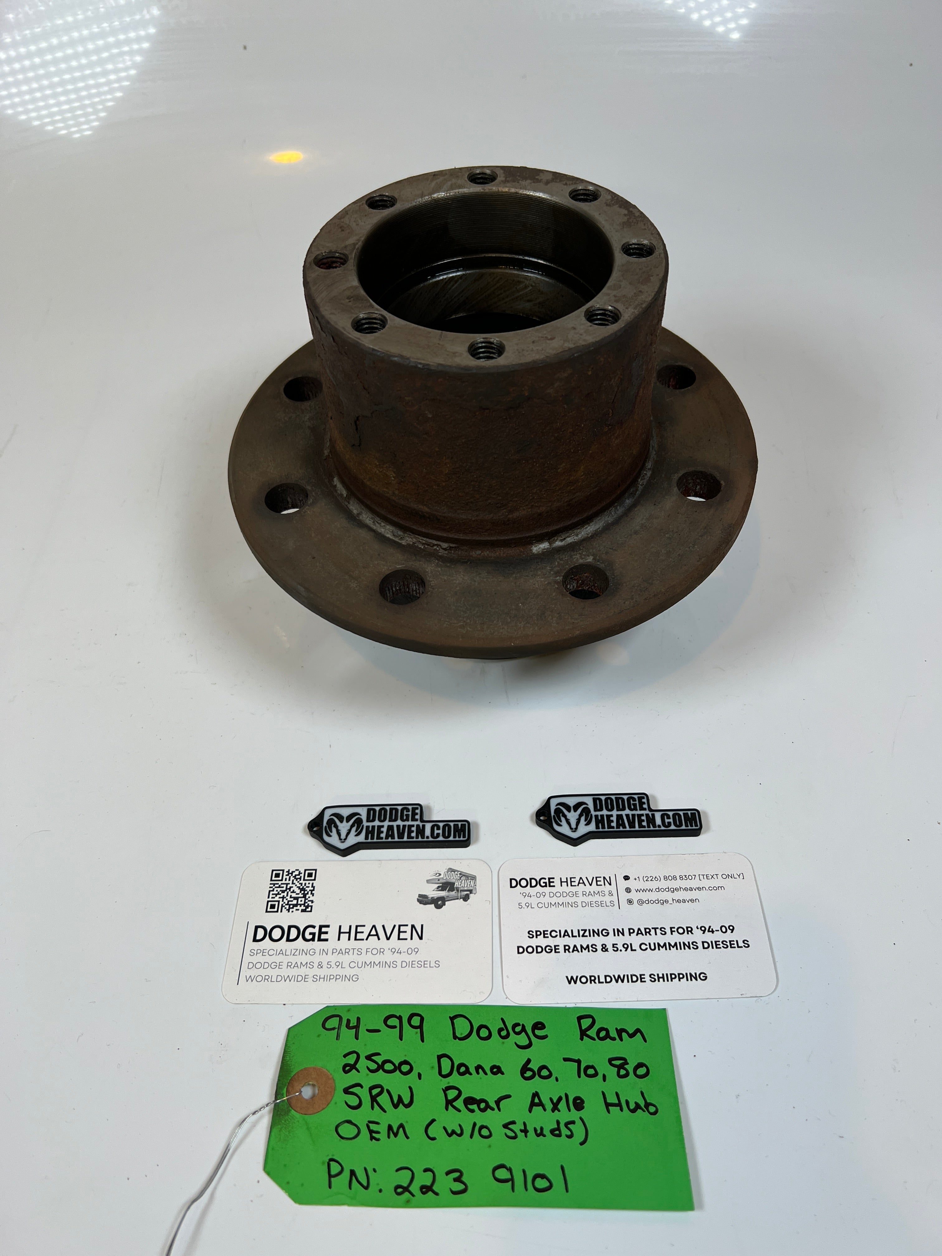 1994-1999 Dodge Ram 2500 3500 Dana 60,70,80 SRW Rear Axle Hub