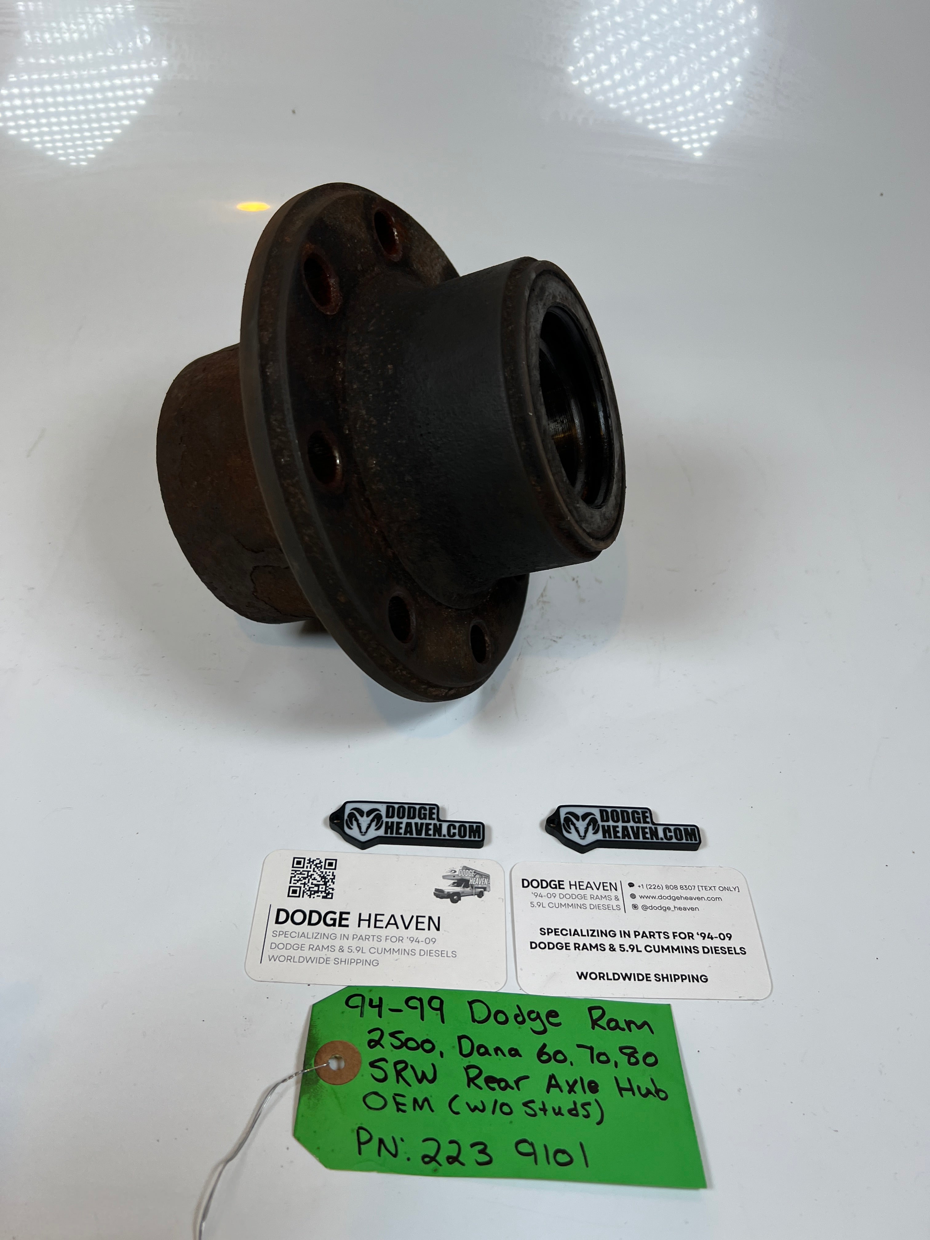 1994-1999 Dodge Ram 2500 3500 Dana 60,70,80 SRW Rear Axle Hub