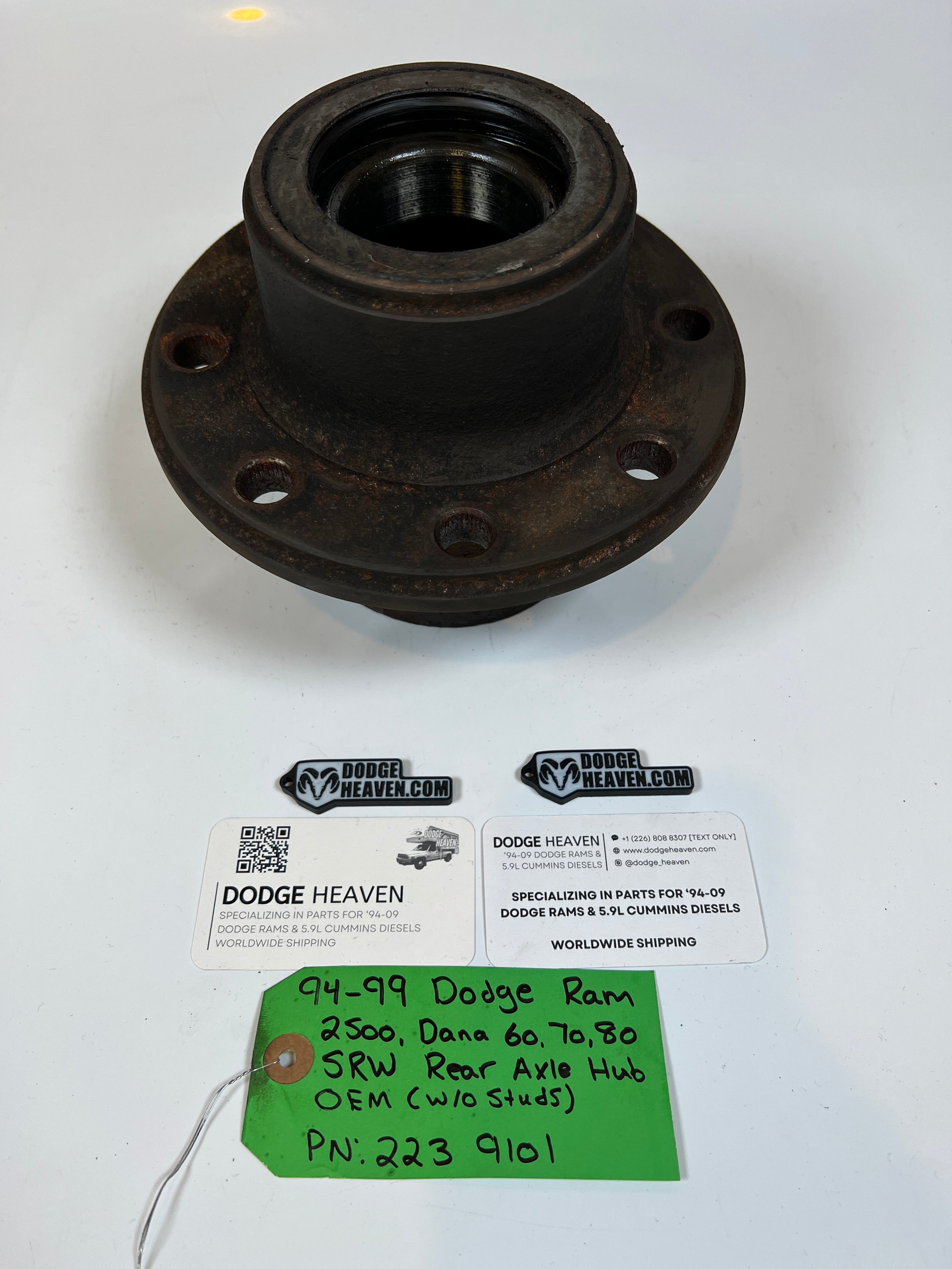 1994-1999 Dodge Ram 2500 3500 Dana 60,70,80 SRW Rear Axle Hub