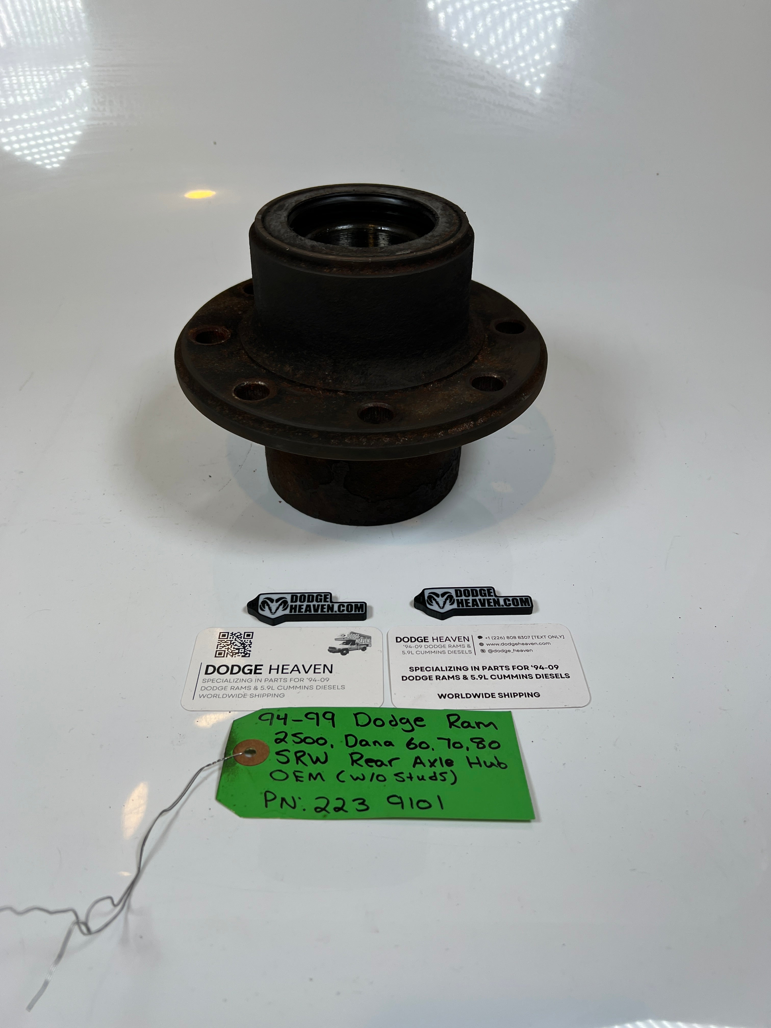 1994-1999 Dodge Ram 2500 3500 Dana 60,70,80 SRW Rear Axle Hub