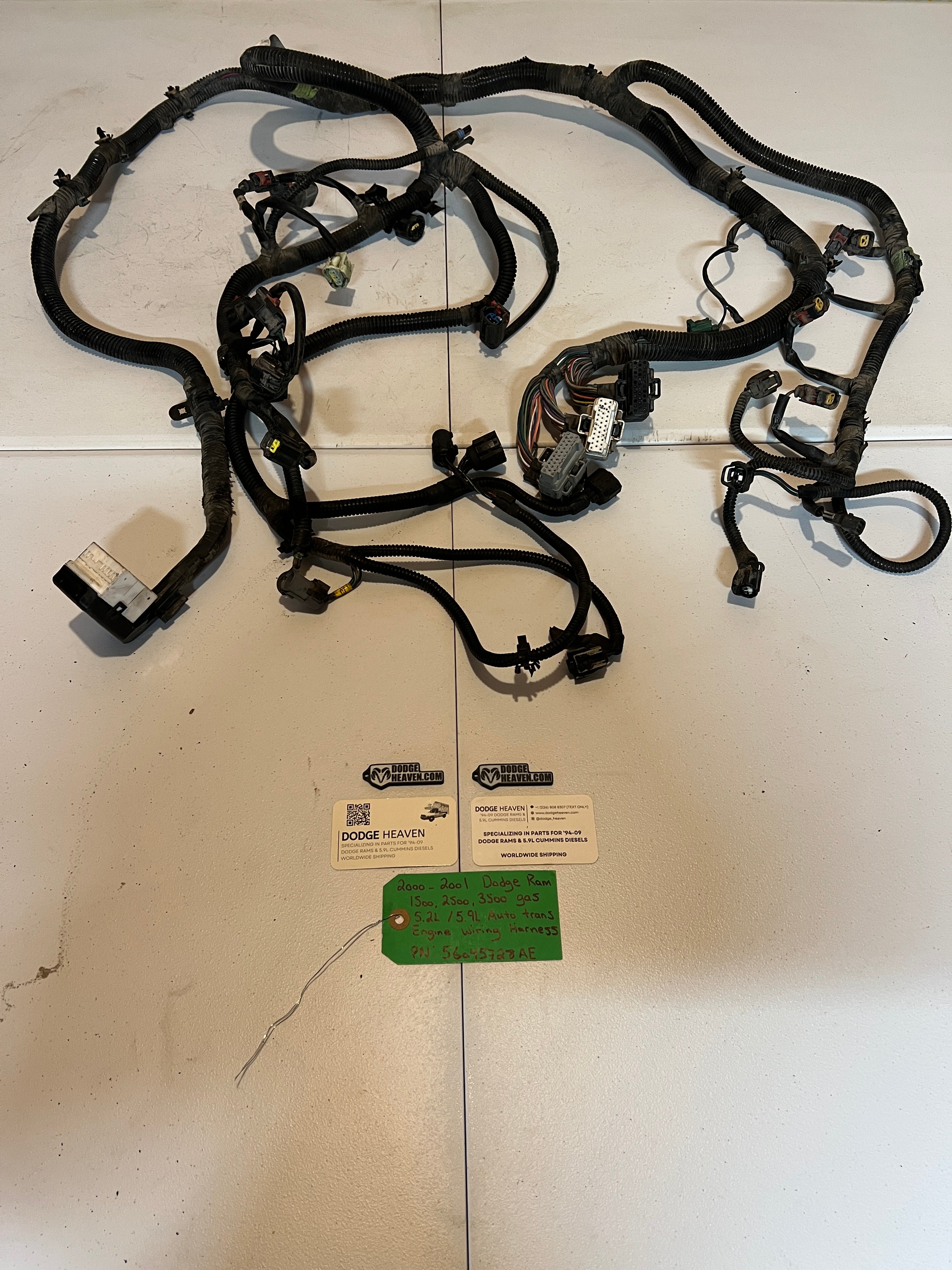 2000-2001 Dodge Ram 1500-2500 5.2L / 5.9L Gas Engine Wiring Harness