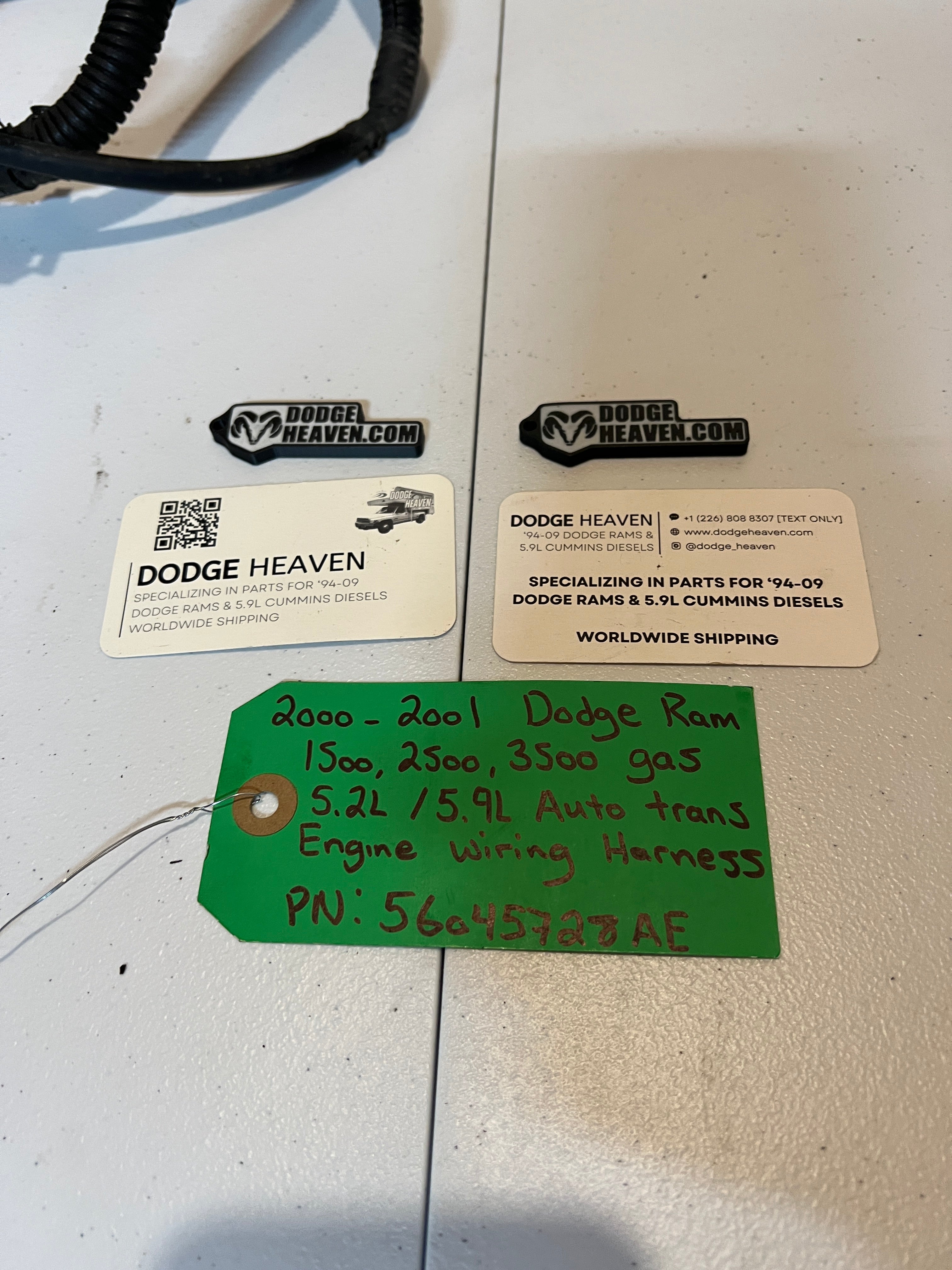 2000-2001 Dodge Ram 1500-2500 5.2L / 5.9L Gas Engine Wiring Harness