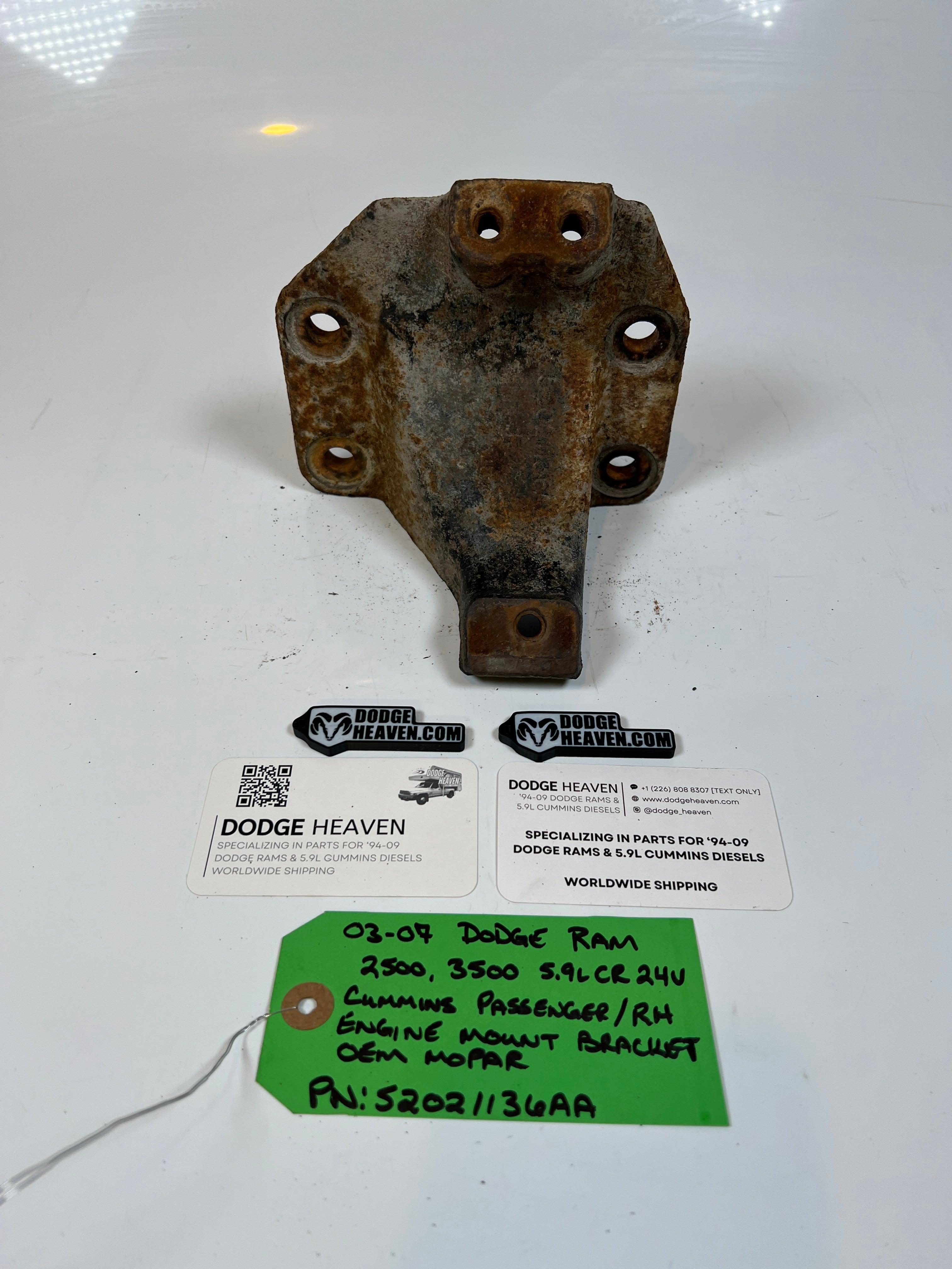 2003-2007 Dodge Ram 2500 3500 5.9l Cummins Passenger Motor mount