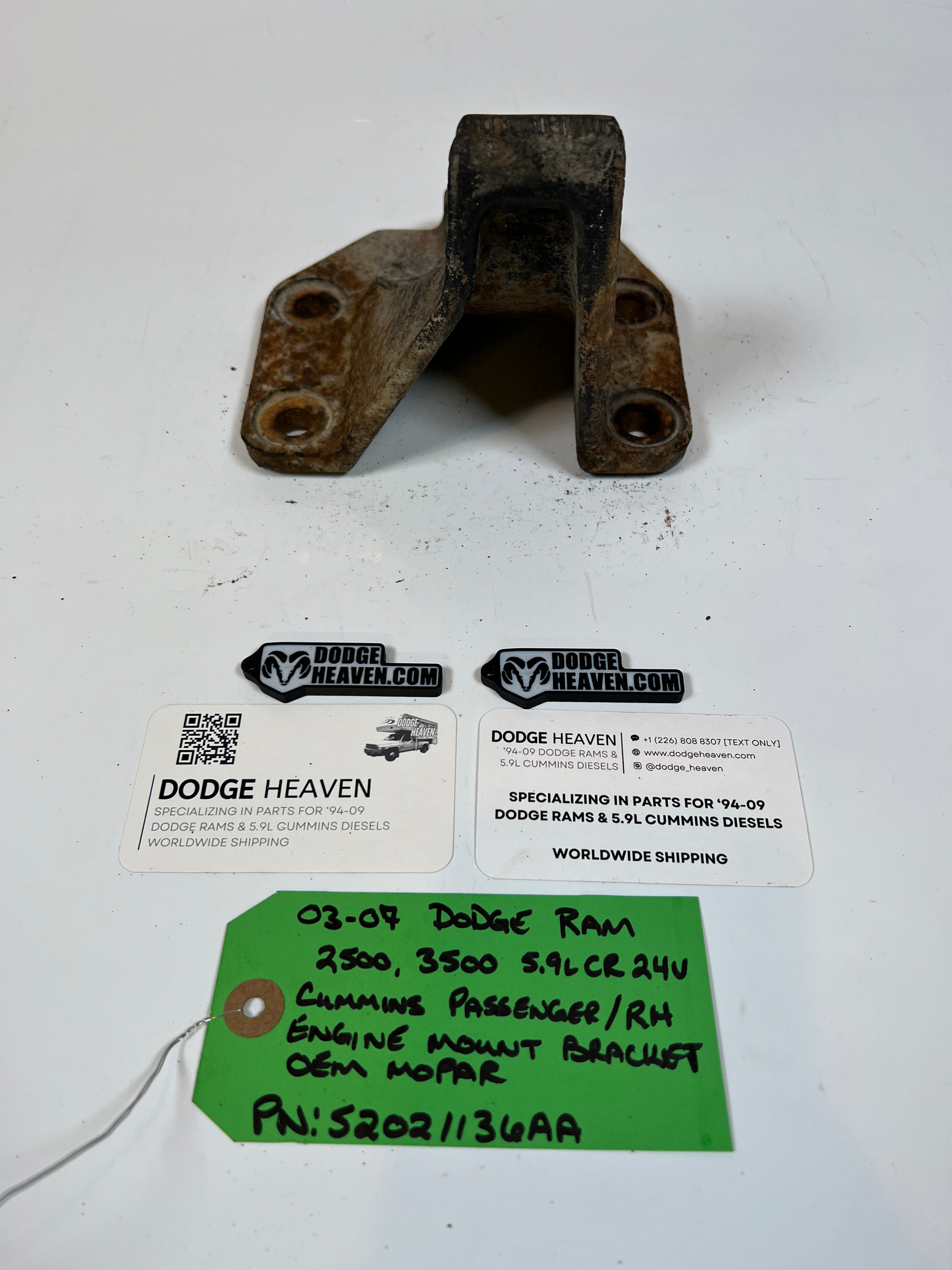 2003-2007 Dodge Ram 2500 3500 5.9l Cummins Passenger Motor mount