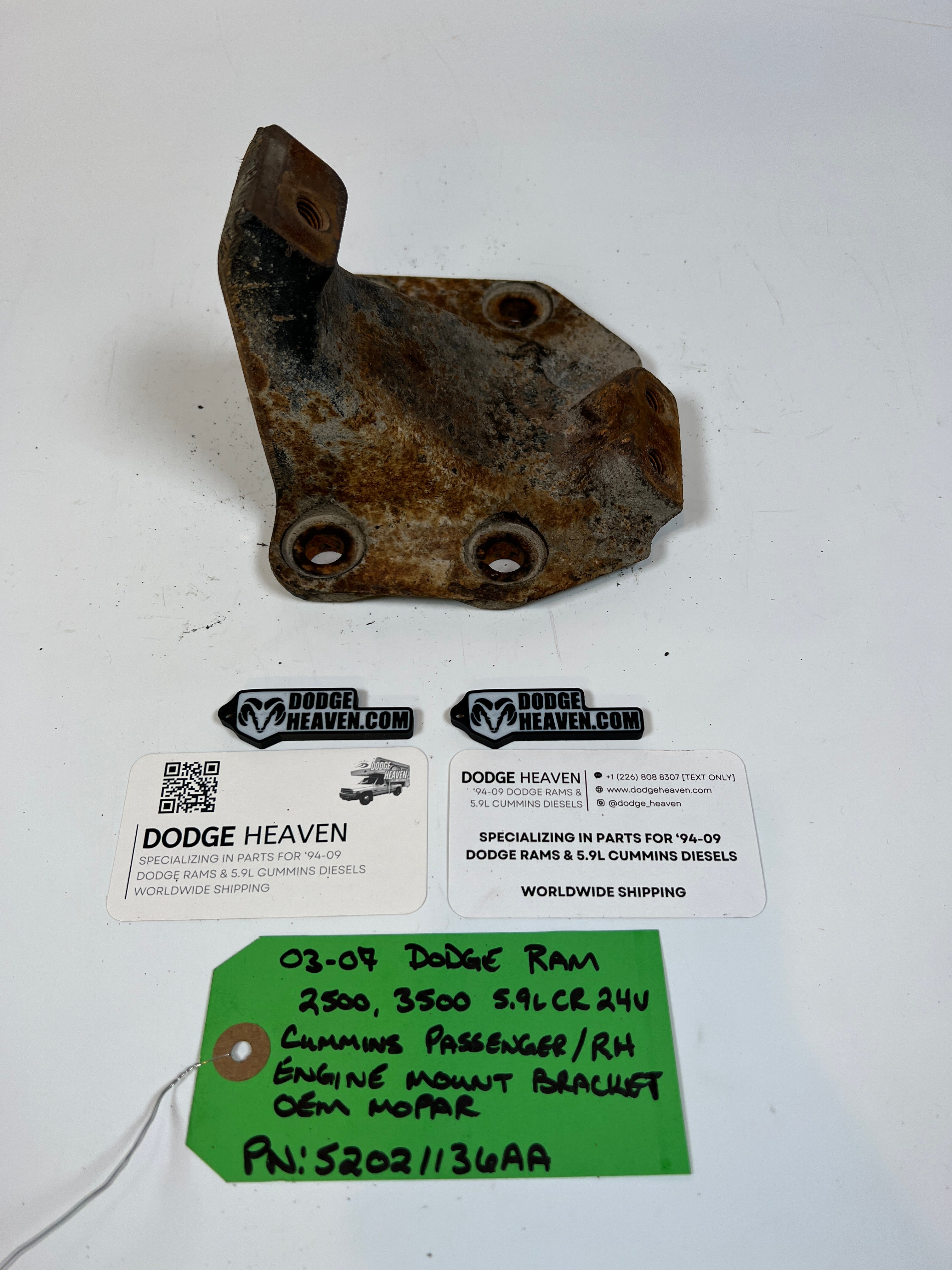 2003-2007 Dodge Ram 2500 3500 5.9l Cummins Passenger Motor mount
