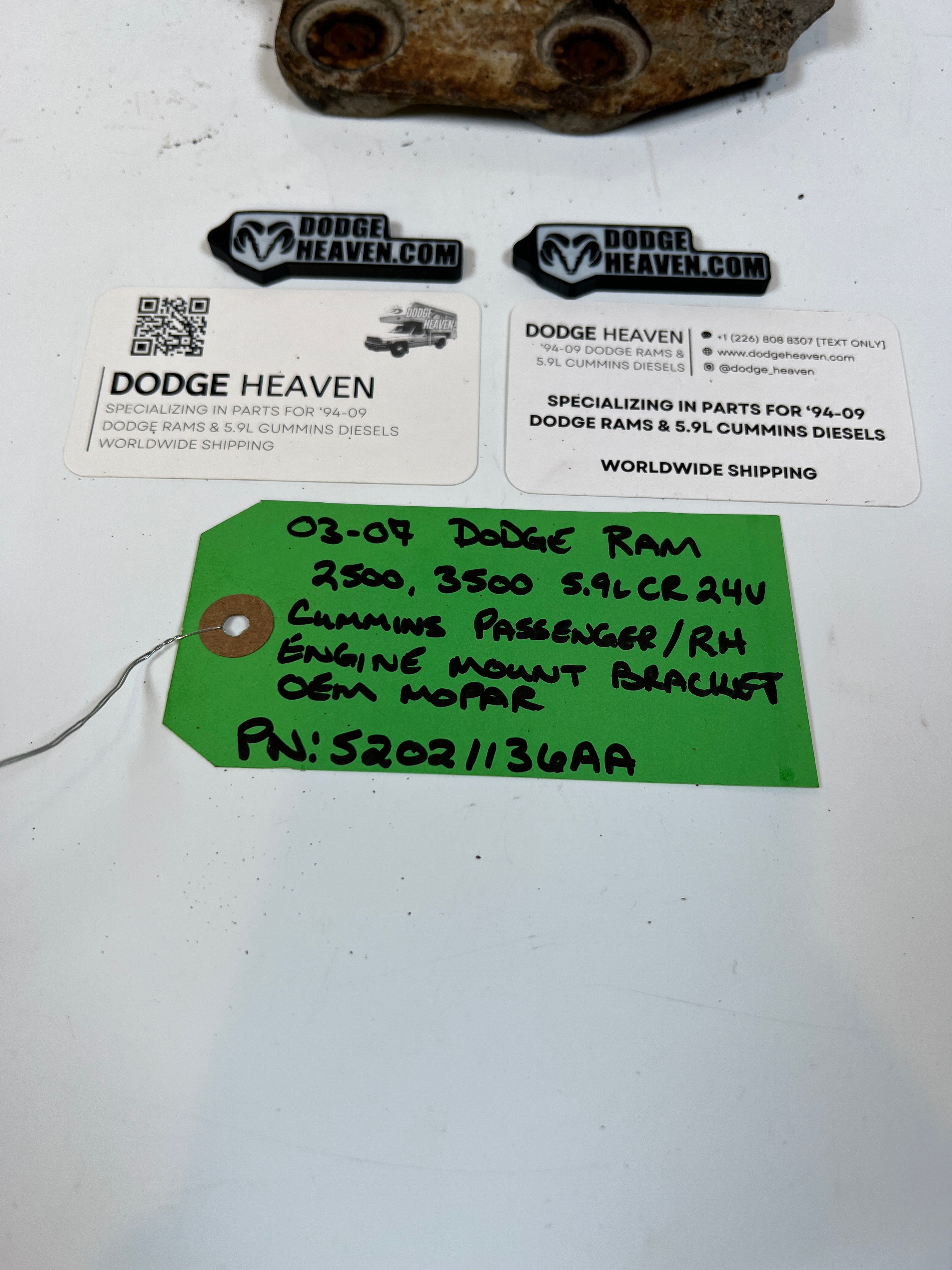 2003-2007 Dodge Ram 2500 3500 5.9l Cummins Passenger Motor mount