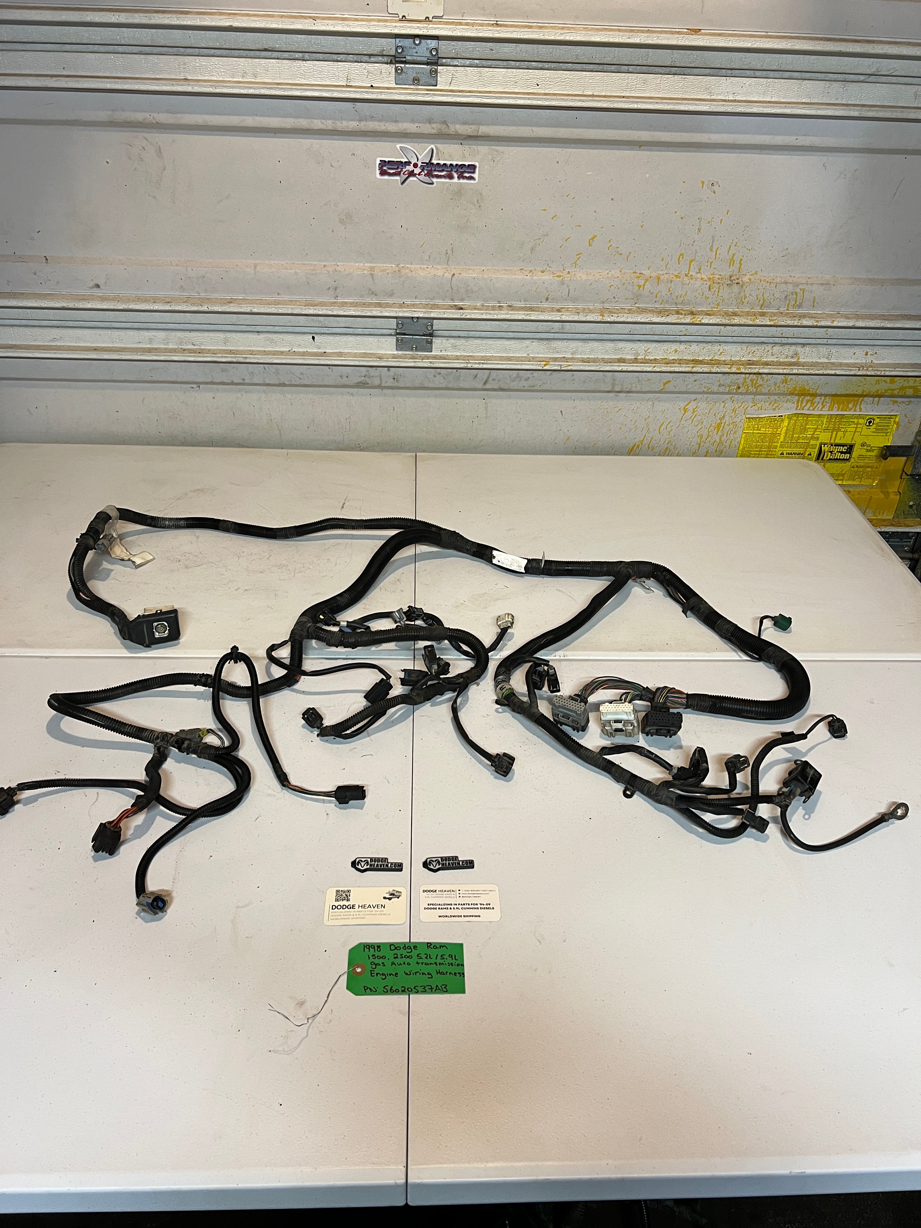 1998-1998 Dodge Ram 1500 2500 5.2L/5.9L Gas Engine Wiring Harness