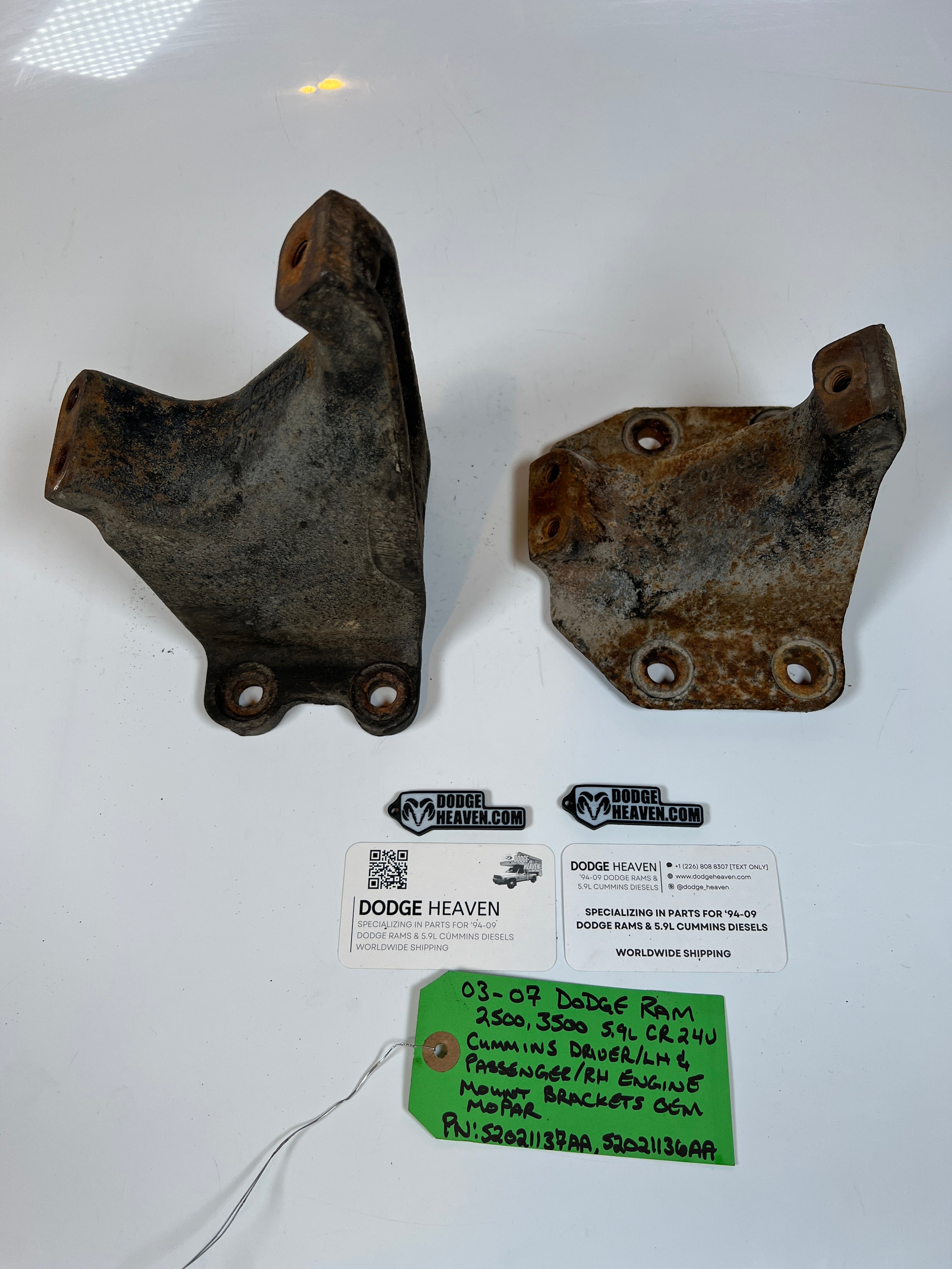 2003-2007 Dodge Ram 2500 3500 5.9L Cummins Driver & Passenger Motor Mount Bracket