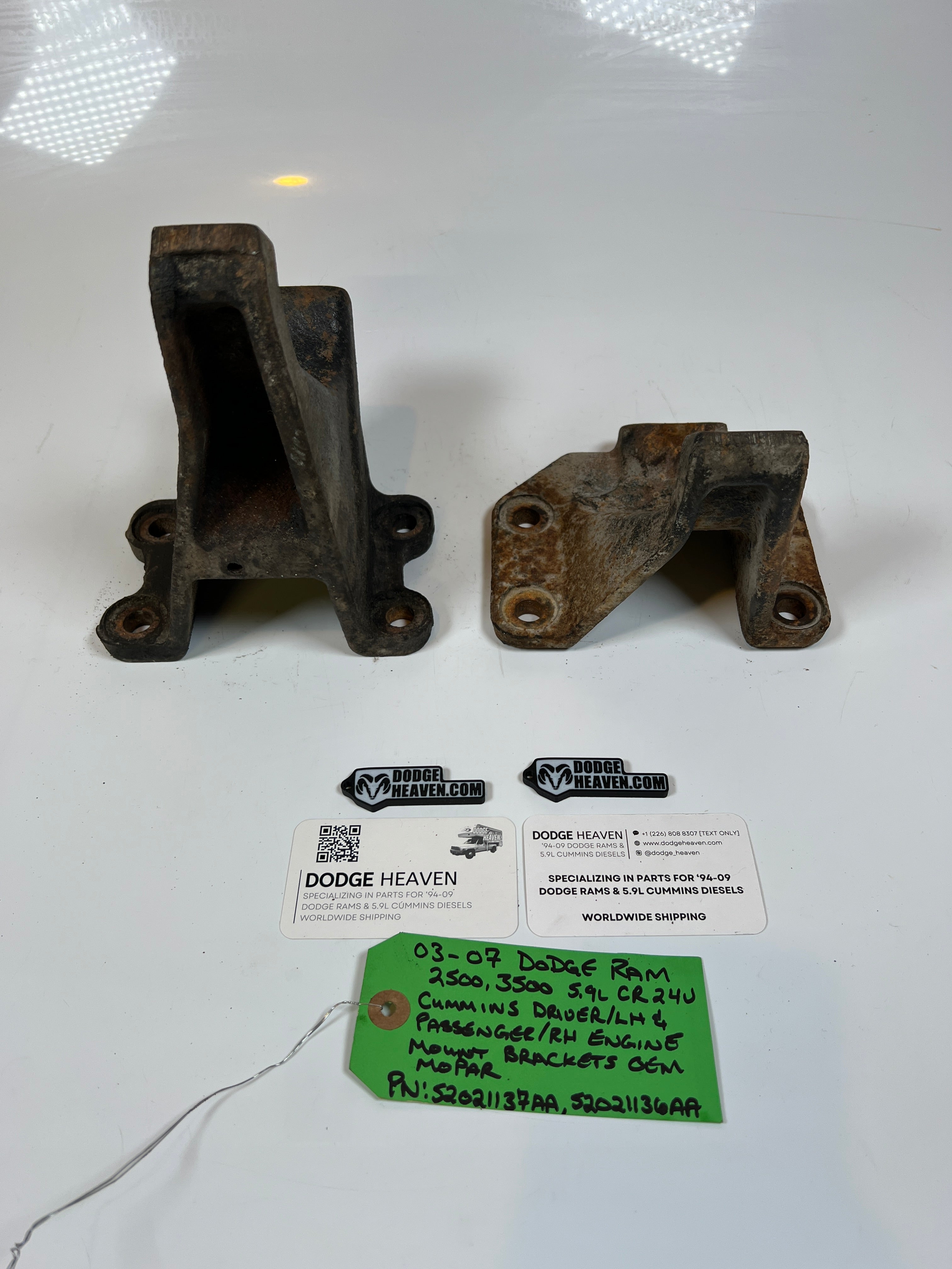 2003-2007 Dodge Ram 2500 3500 5.9L Cummins Driver & Passenger Motor Mount Bracket
