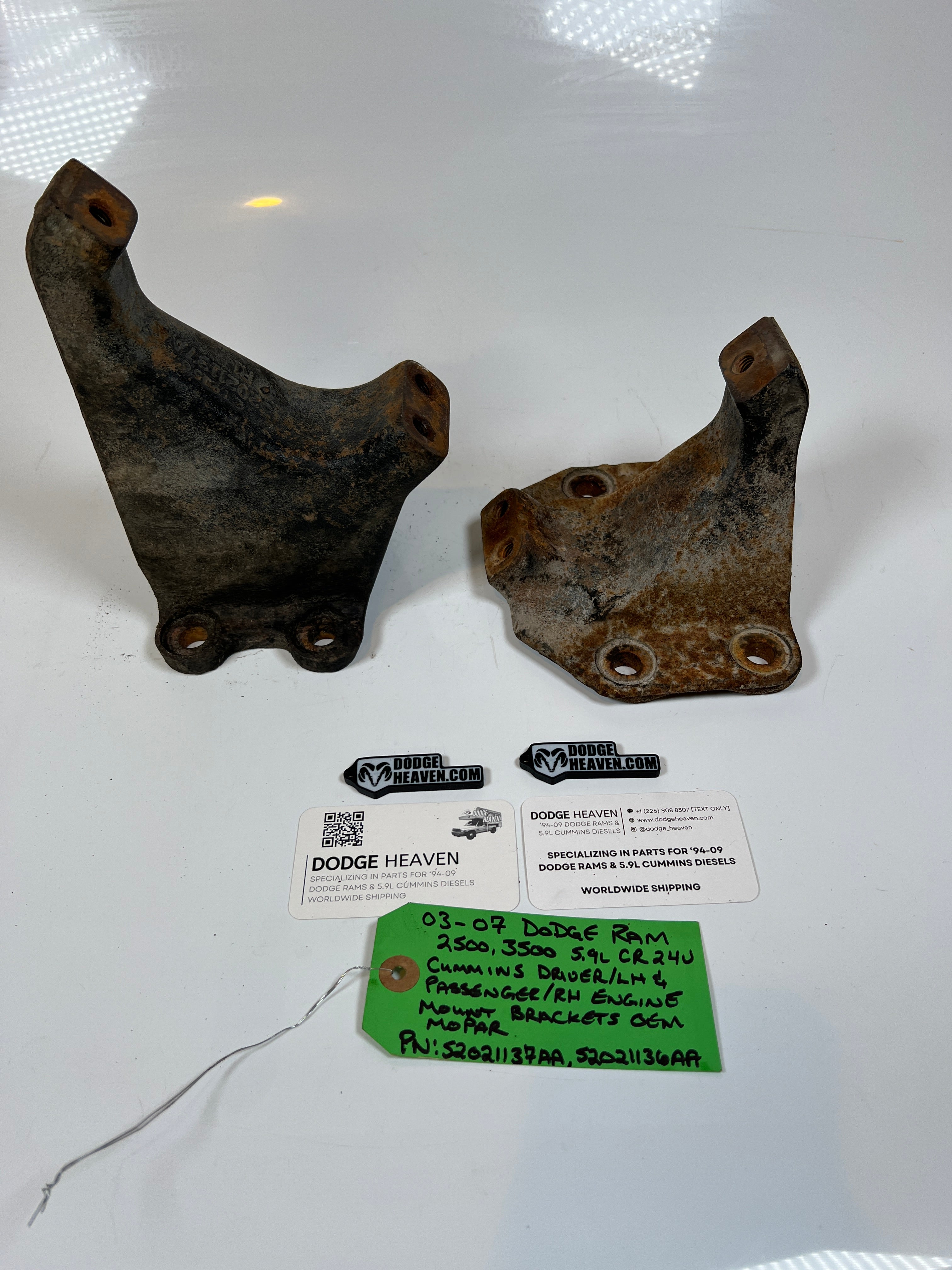 2003-2007 Dodge Ram 2500 3500 5.9L Cummins Driver & Passenger Motor Mount Bracket