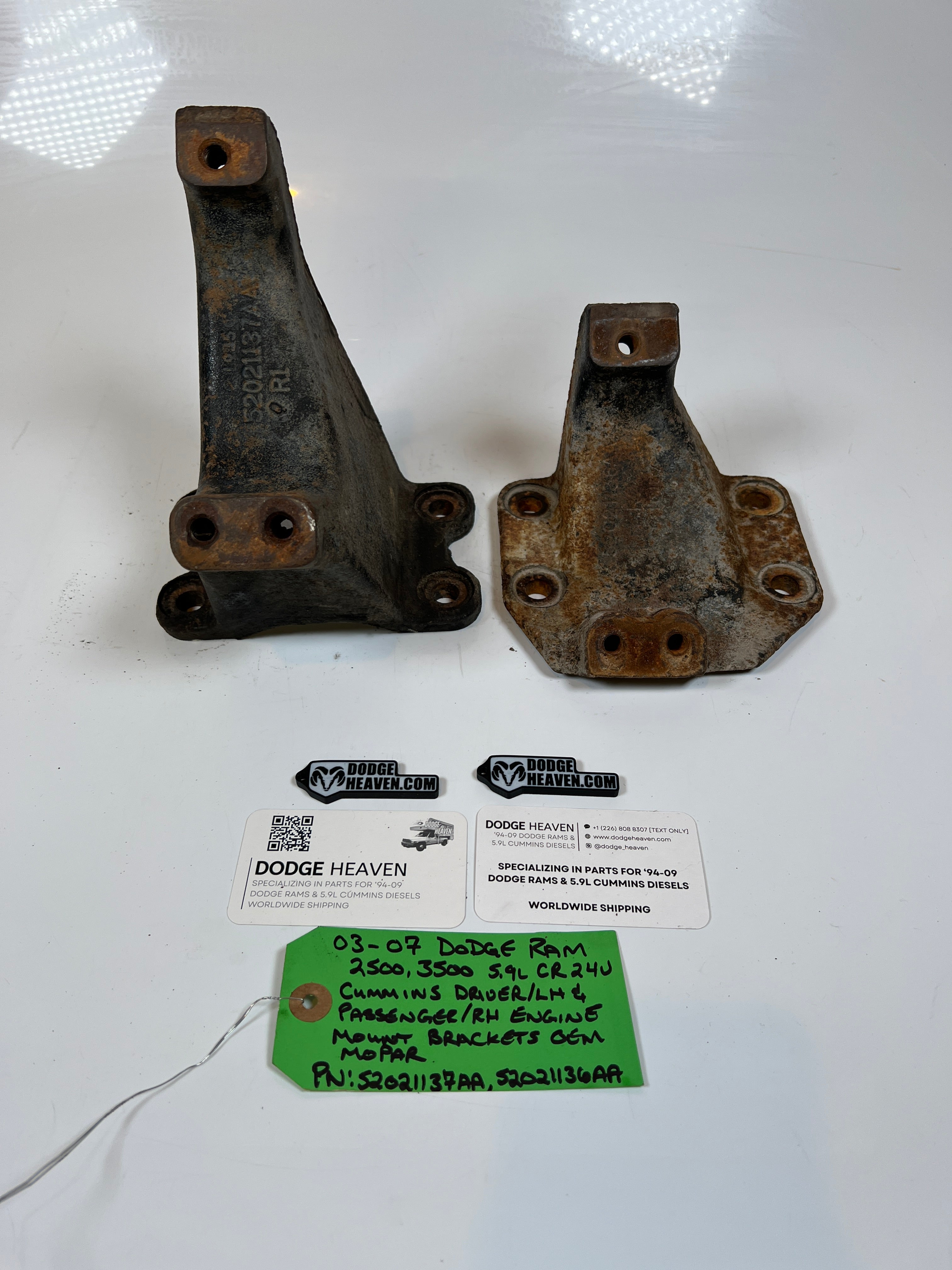 2003-2007 Dodge Ram 2500 3500 5.9L Cummins Driver & Passenger Motor Mount Bracket