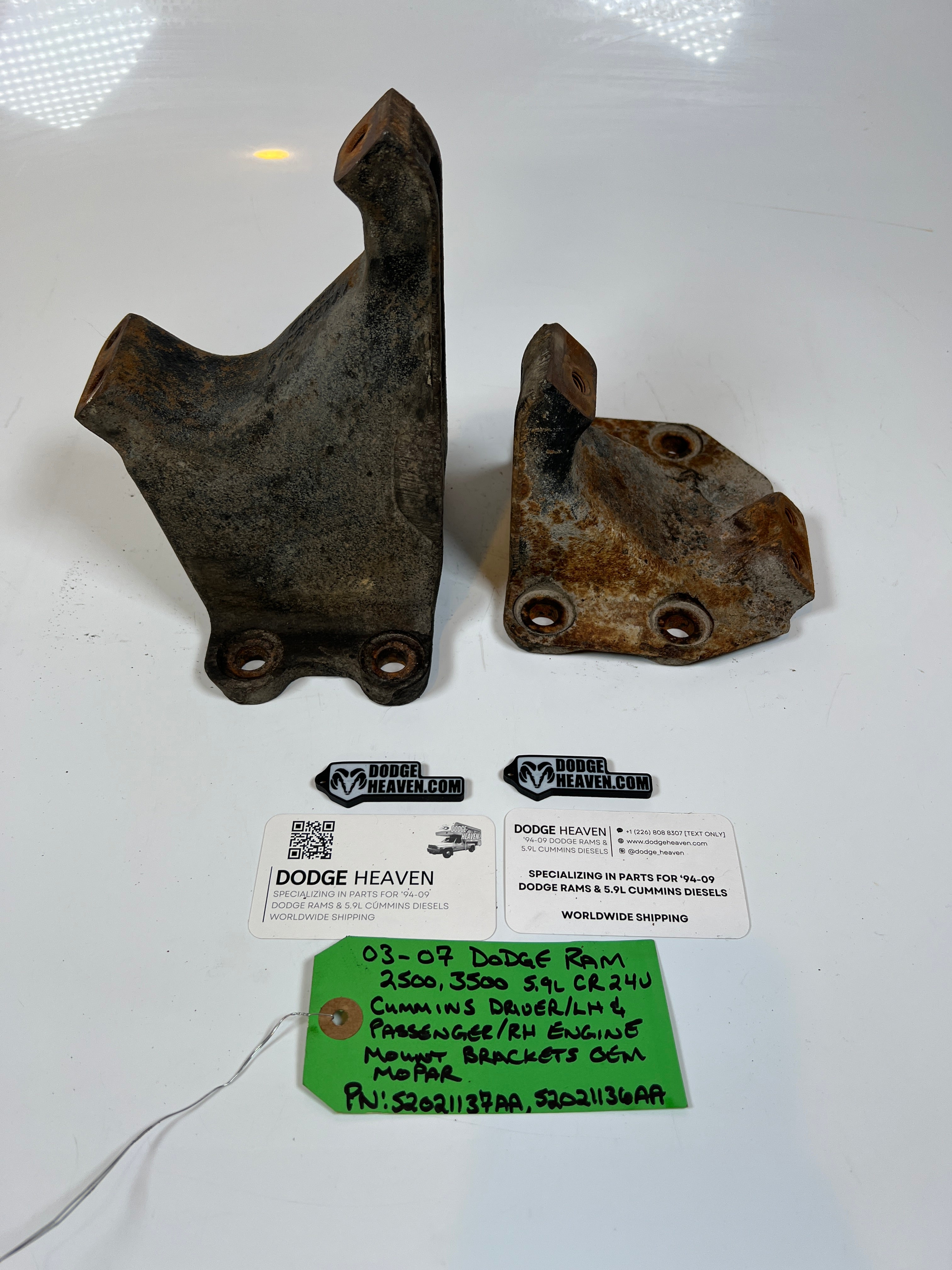 2003-2007 Dodge Ram 2500 3500 5.9L Cummins Driver & Passenger Motor Mount Bracket