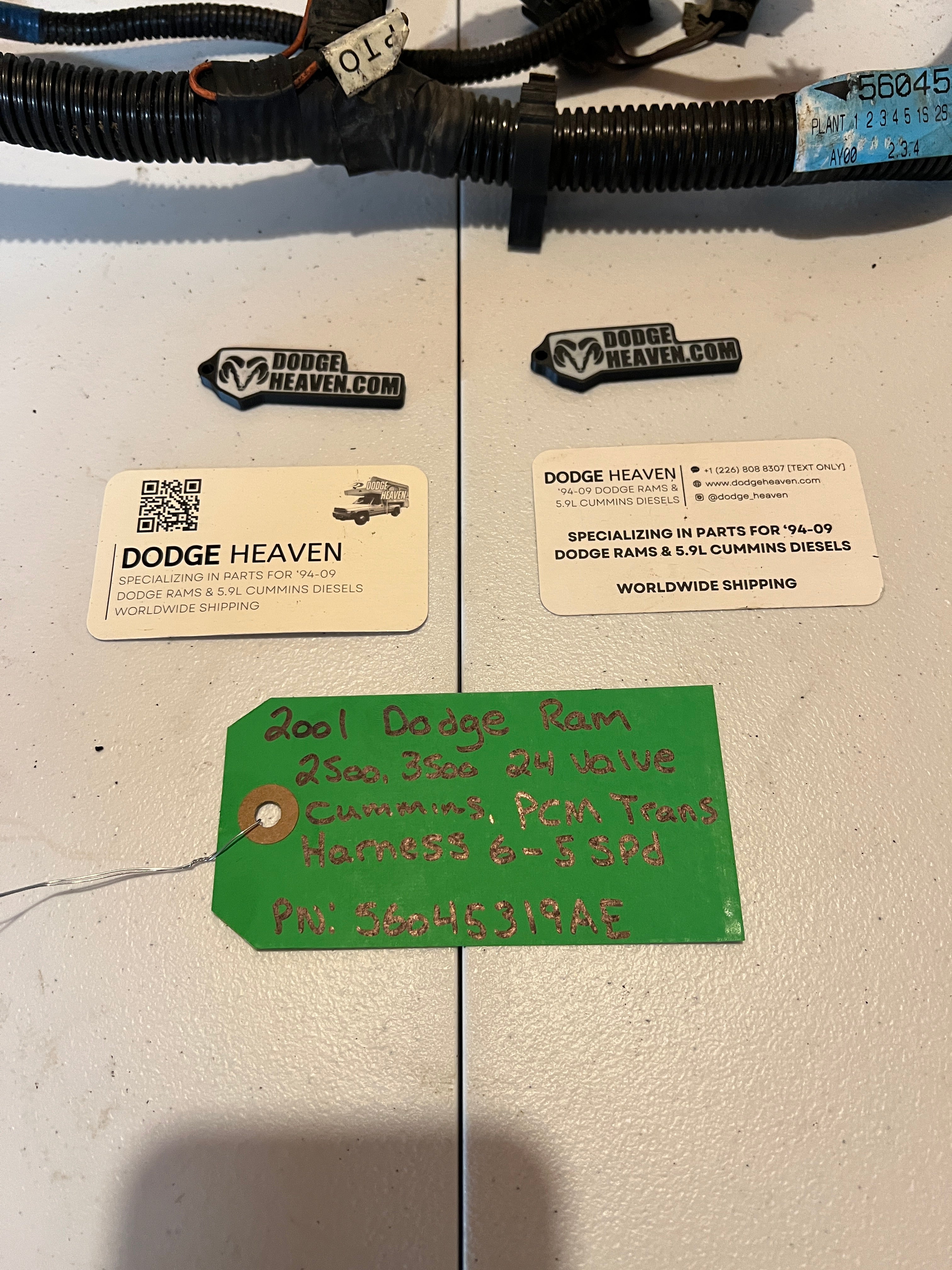 2001-2001 Dodge Ram 2500 3500 5.9L Cummins PCM Transmission Harness