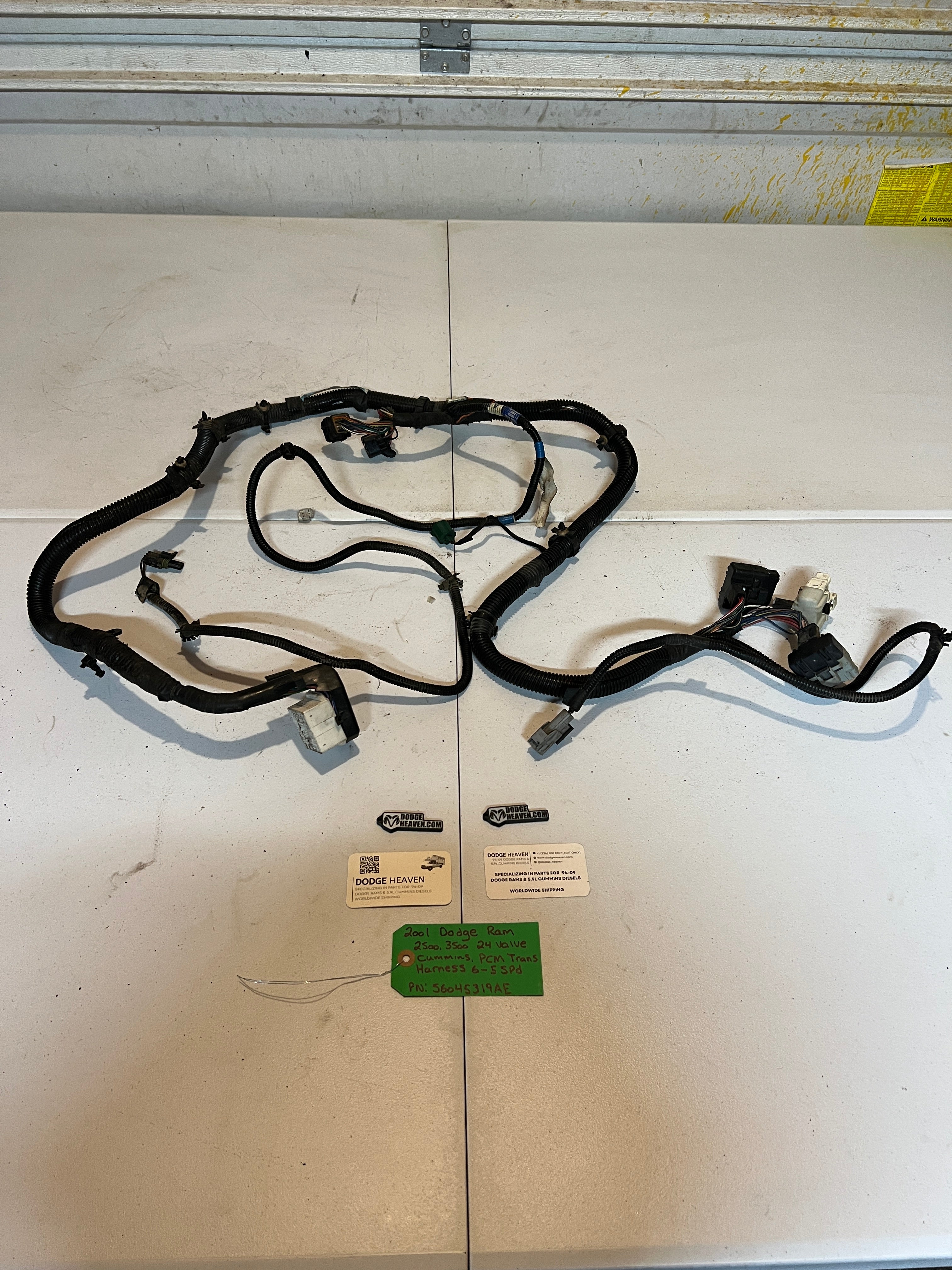 2001-2001 Dodge Ram 2500 3500 5.9L Cummins PCM Transmission Harness
