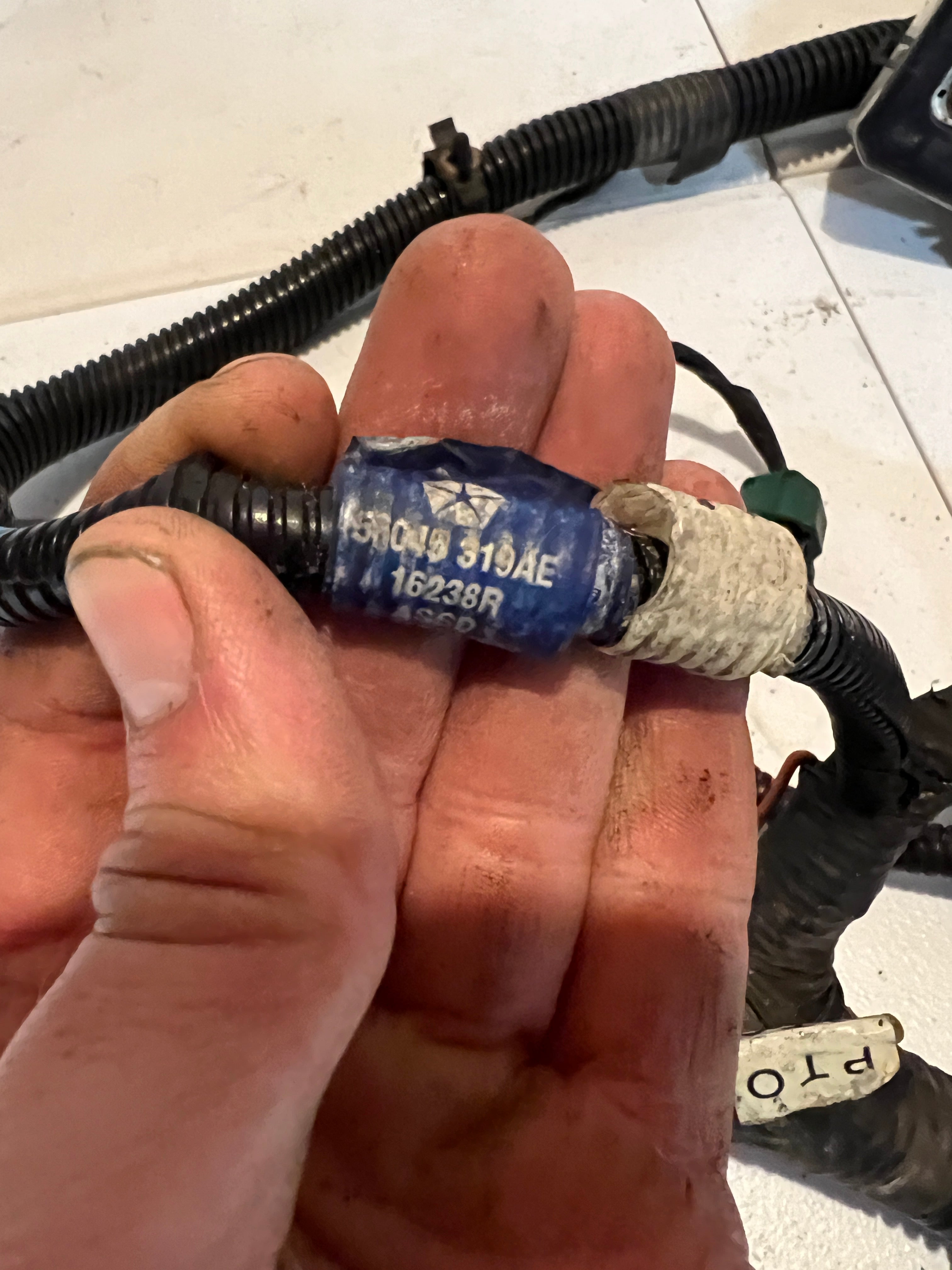 2001-2001 Dodge Ram 2500 3500 5.9L Cummins PCM Transmission Harness