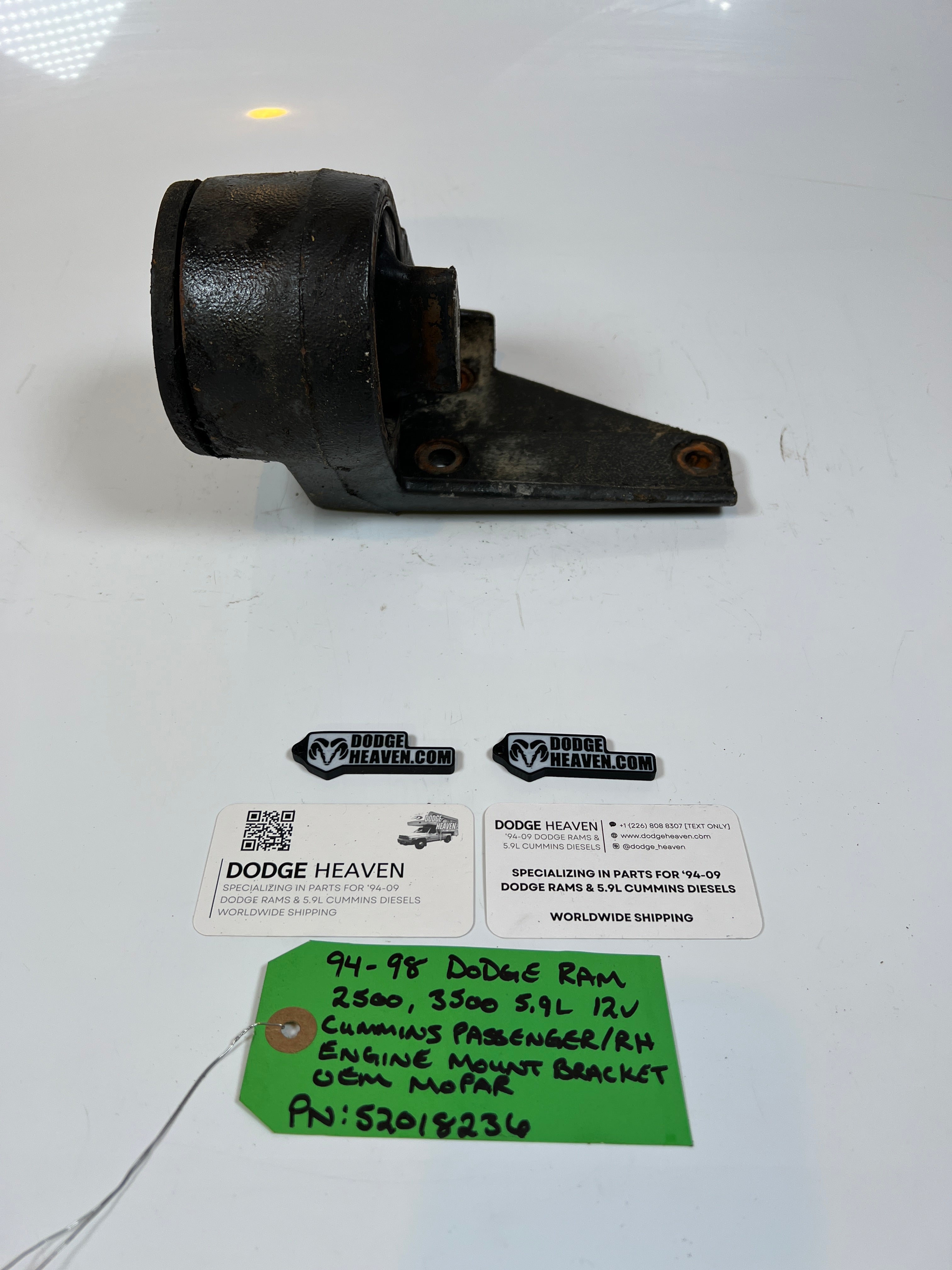 1994-1998 Dodge Ram 2500 3500 12V 5.9L Cummins Pass RH Motor Mount