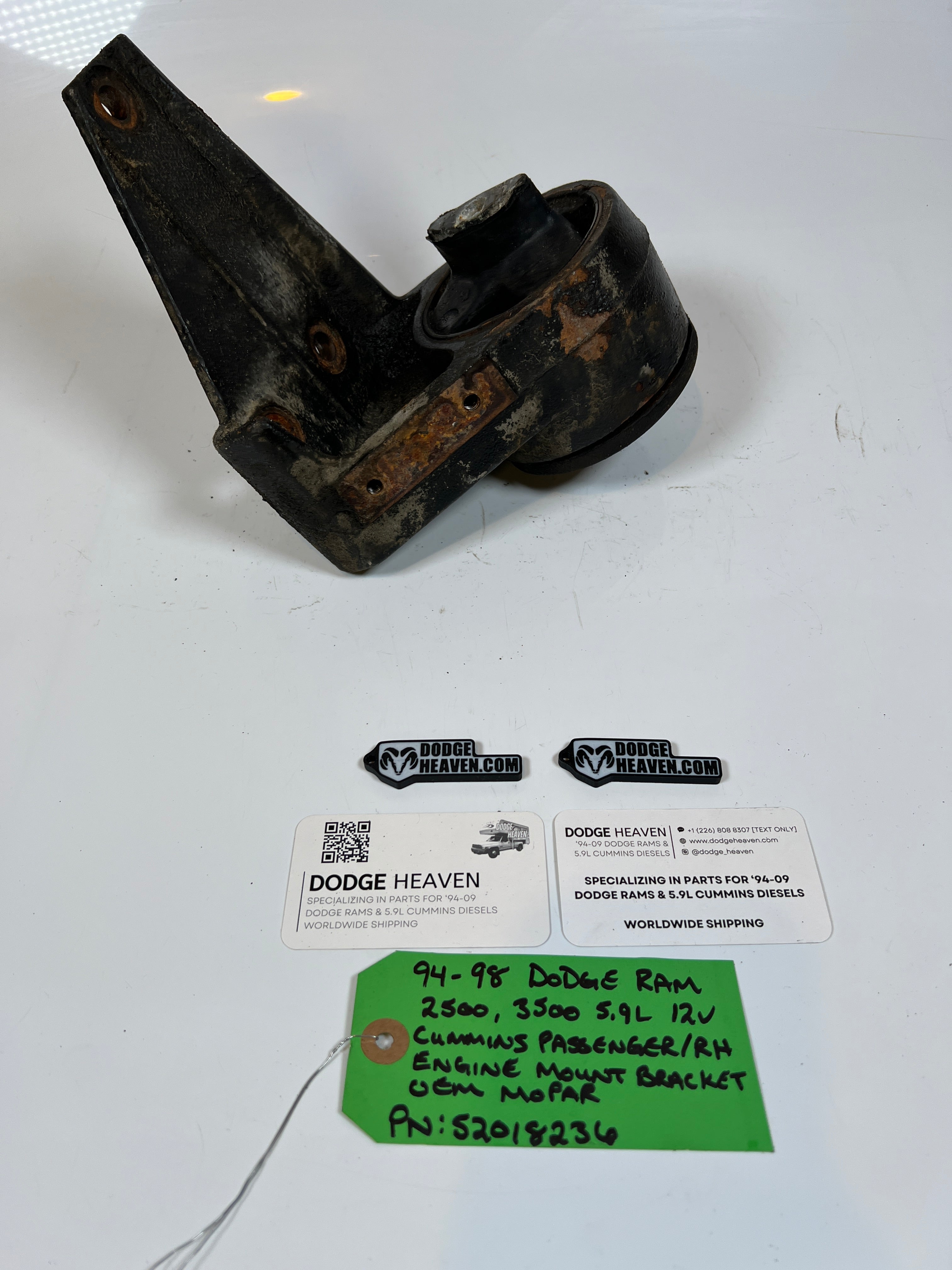 1994-1998 Dodge Ram 2500 3500 12V 5.9L Cummins Pass RH Motor Mount
