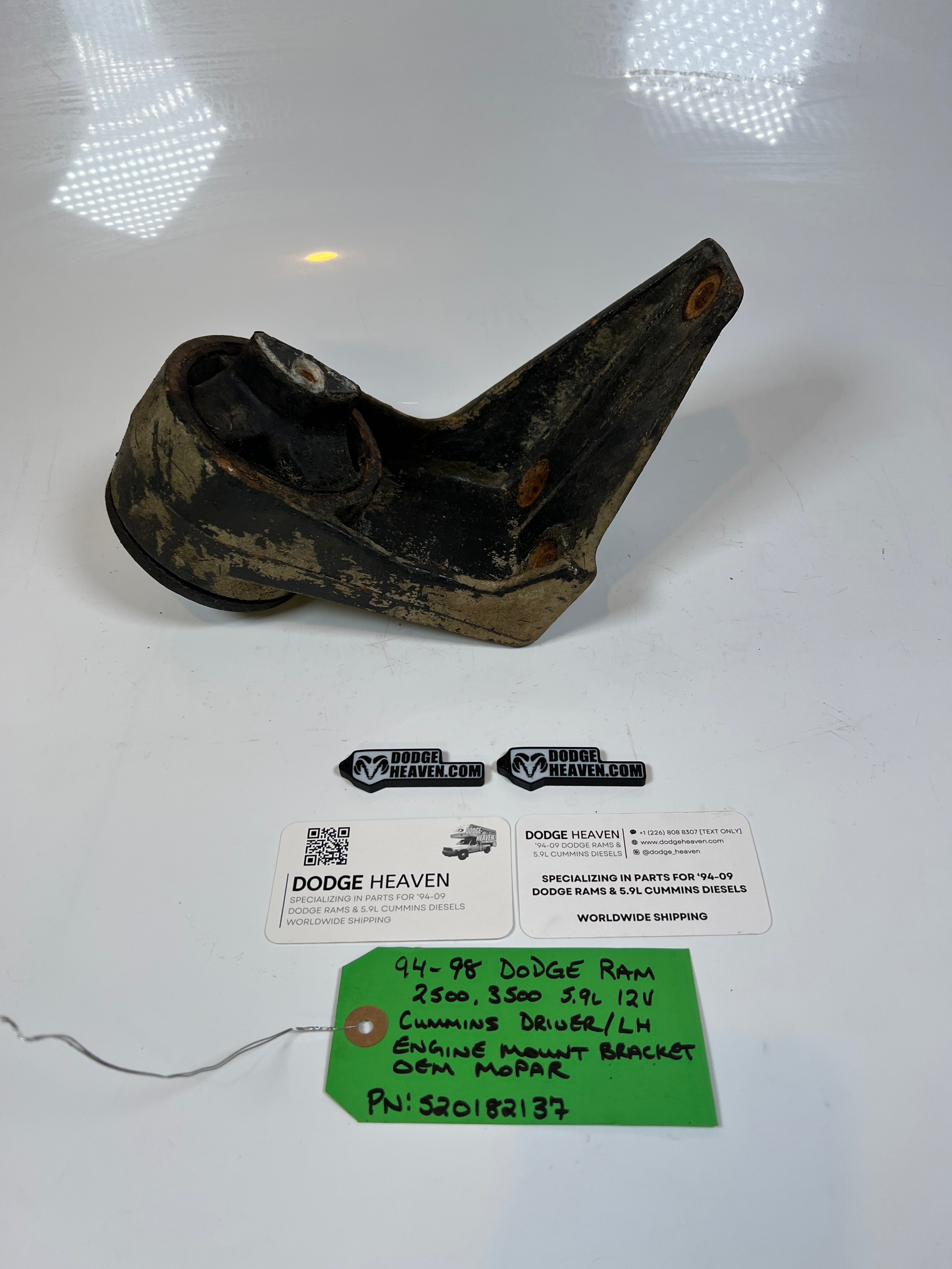 1994-1998 Dodge Ram 2500 3500 12V 5.9L Cummins Driver LH Motor Mount
