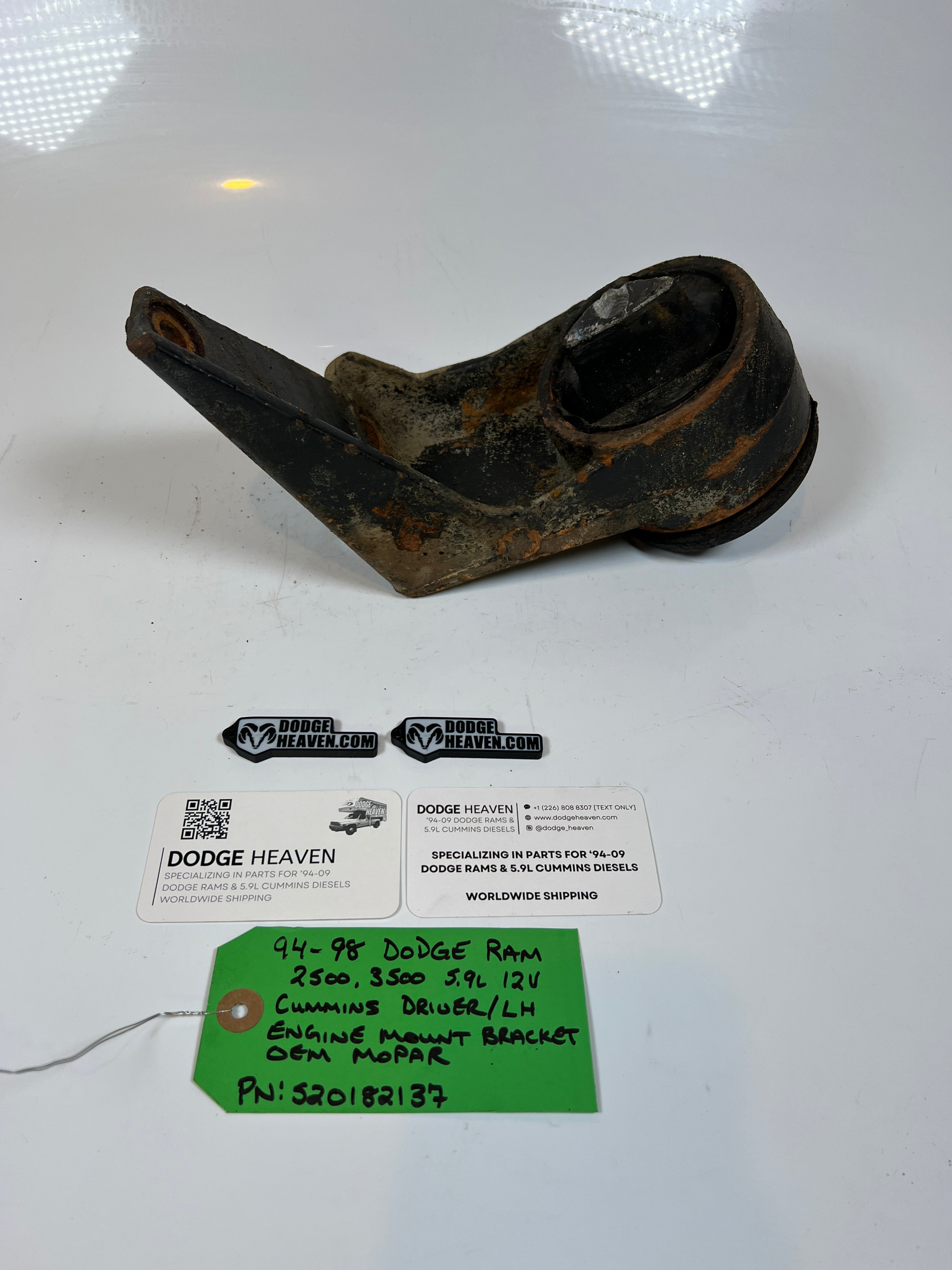 1994-1998 Dodge Ram 2500 3500 12V 5.9L Cummins Driver LH Motor Mount