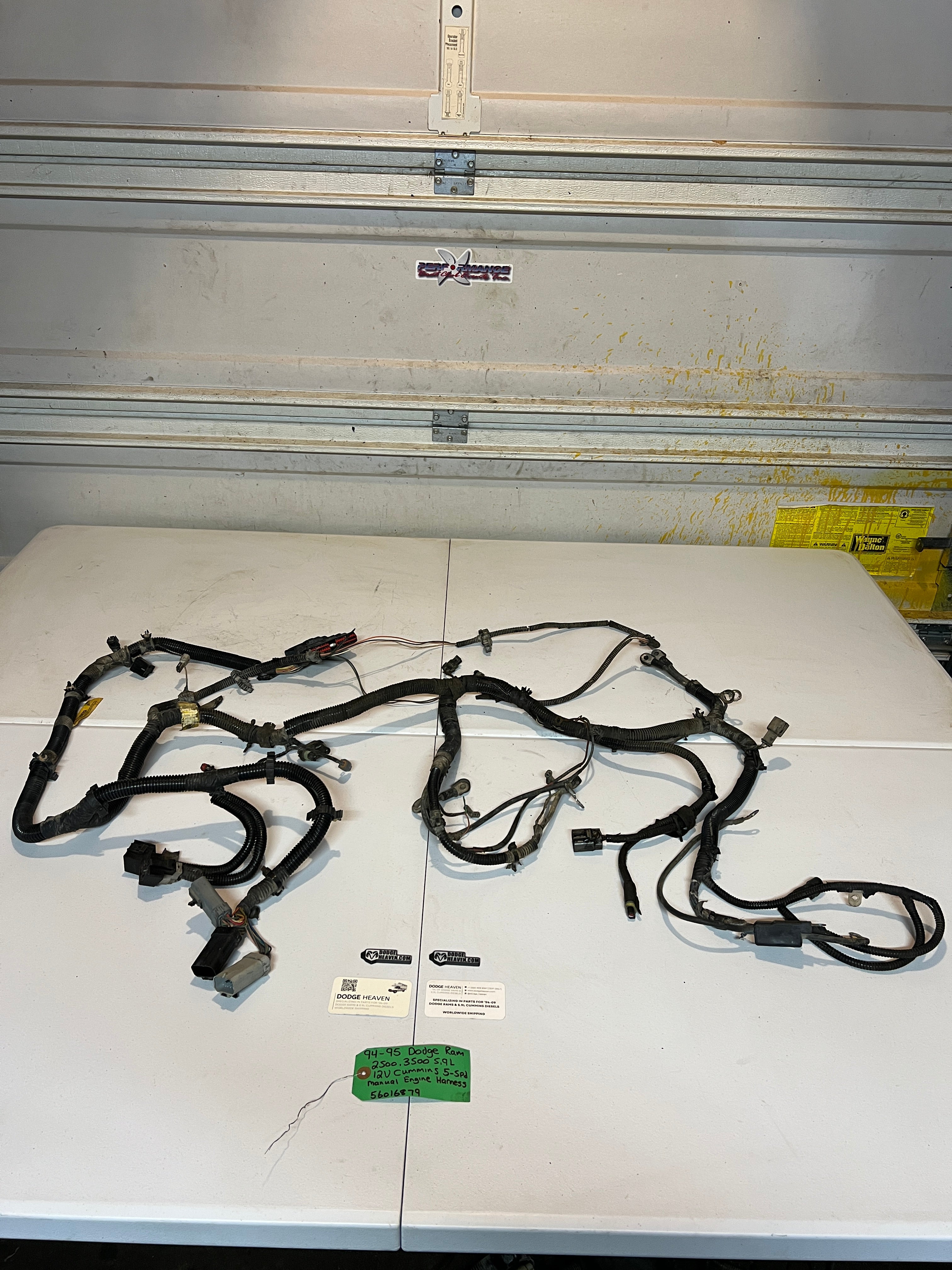 1994-1995 Dodge Ram 5.9L 12v Cummins 5SPD Manual Engine & Trans Harness