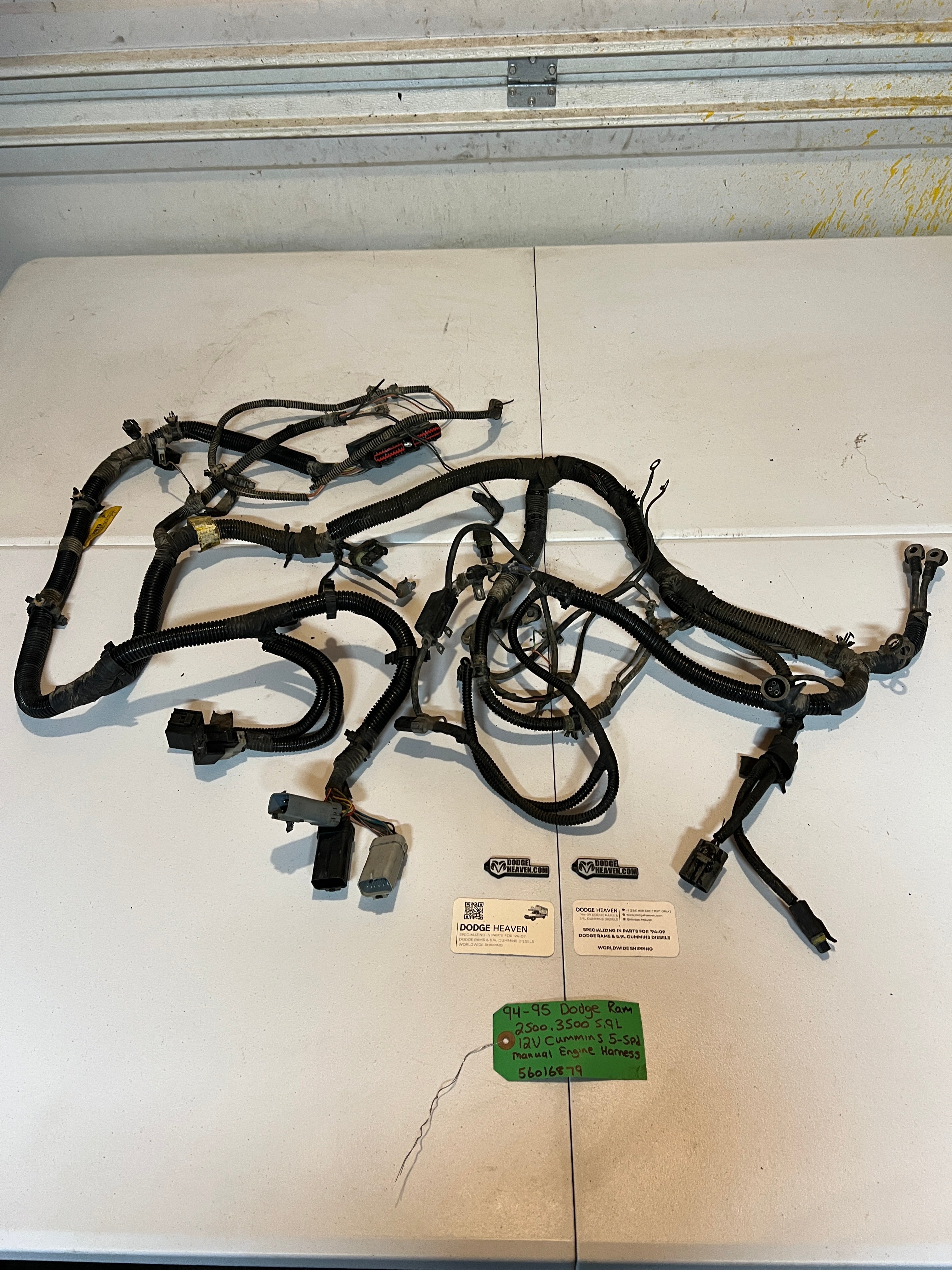 1994-1995 Dodge Ram 5.9L 12v Cummins 5SPD Manual Engine & Trans Harness