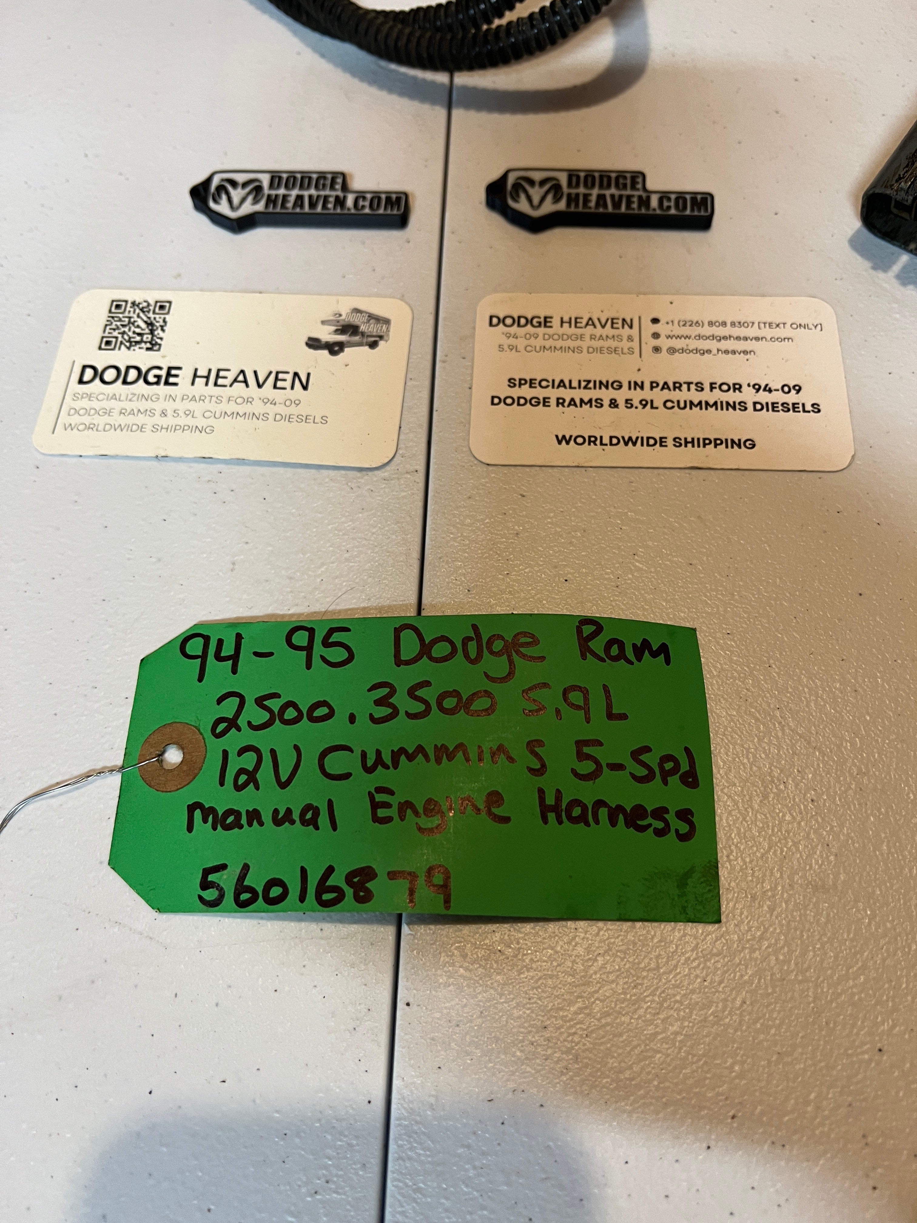 1994-1995 Dodge Ram 5.9L 12v Cummins 5SPD Manual Engine & Trans Harness