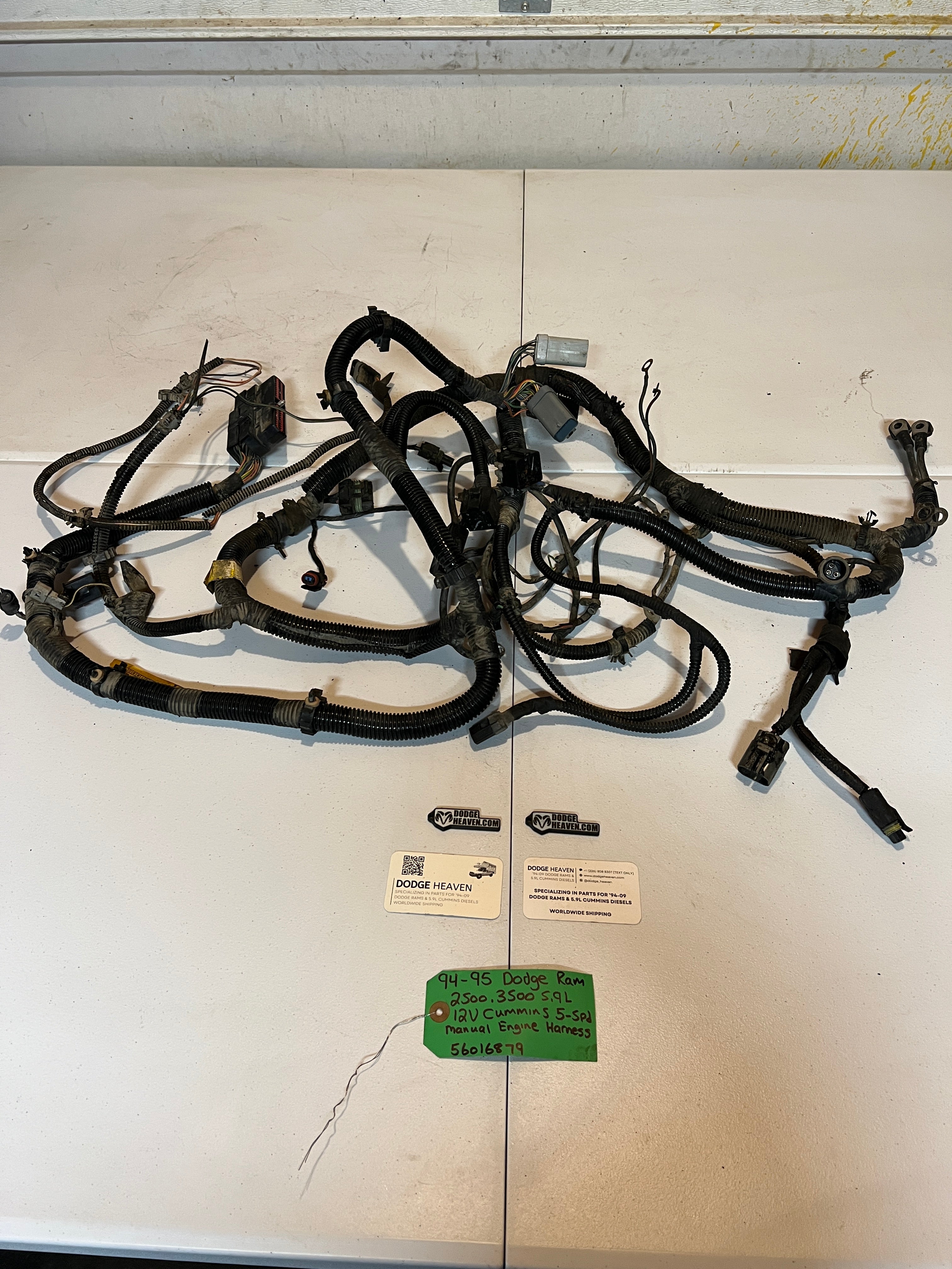1994-1995 Dodge Ram 5.9L 12v Cummins 5SPD Manual Engine & Trans Harness