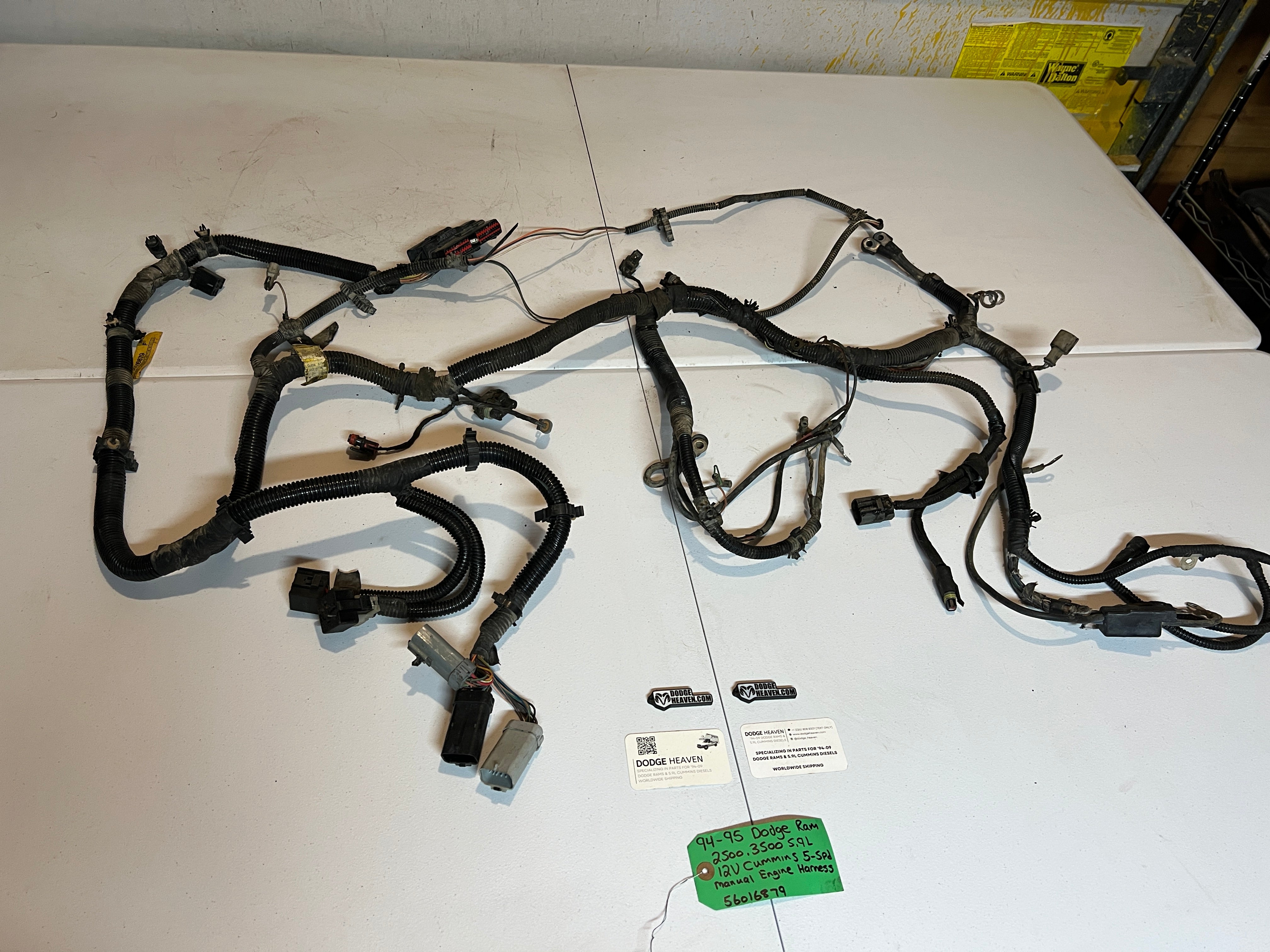 1994-1995 Dodge Ram 5.9L 12v Cummins 5SPD Manual Engine & Trans Harness