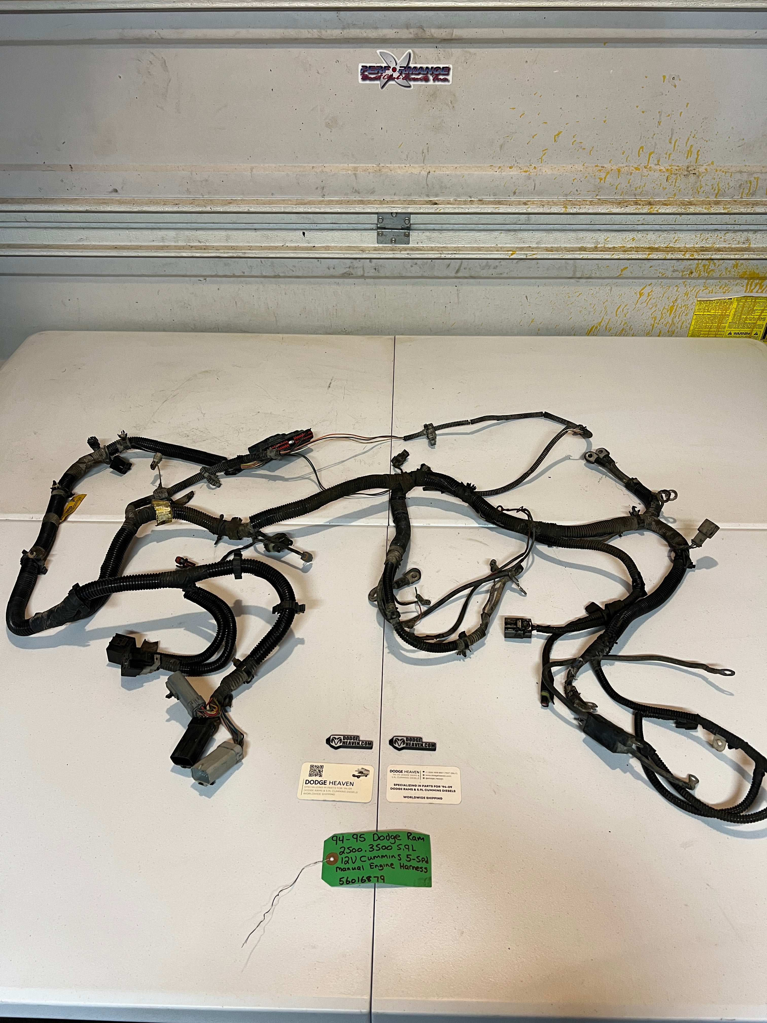 1994-1995 Dodge Ram 5.9L 12v Cummins 5SPD Manual Engine & Trans Harness